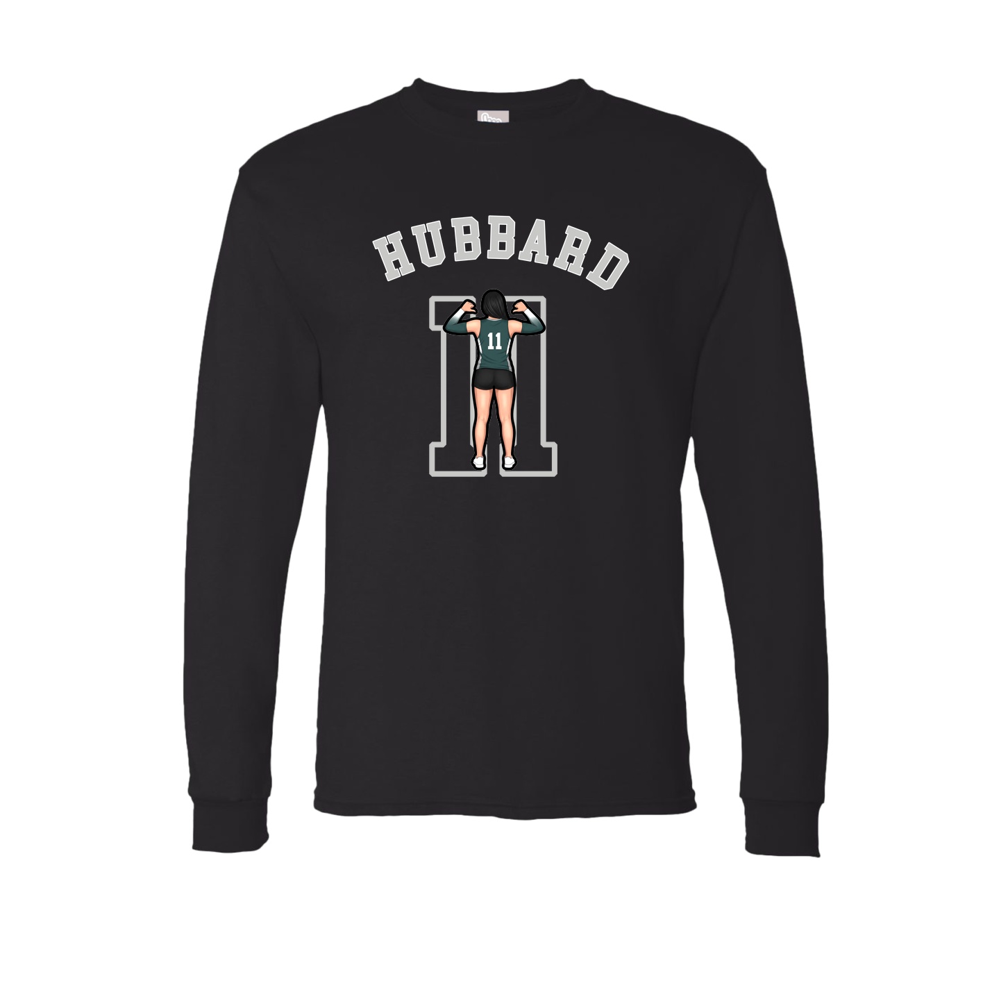 Long Sleeve Tee — Shirsey Arch in Black