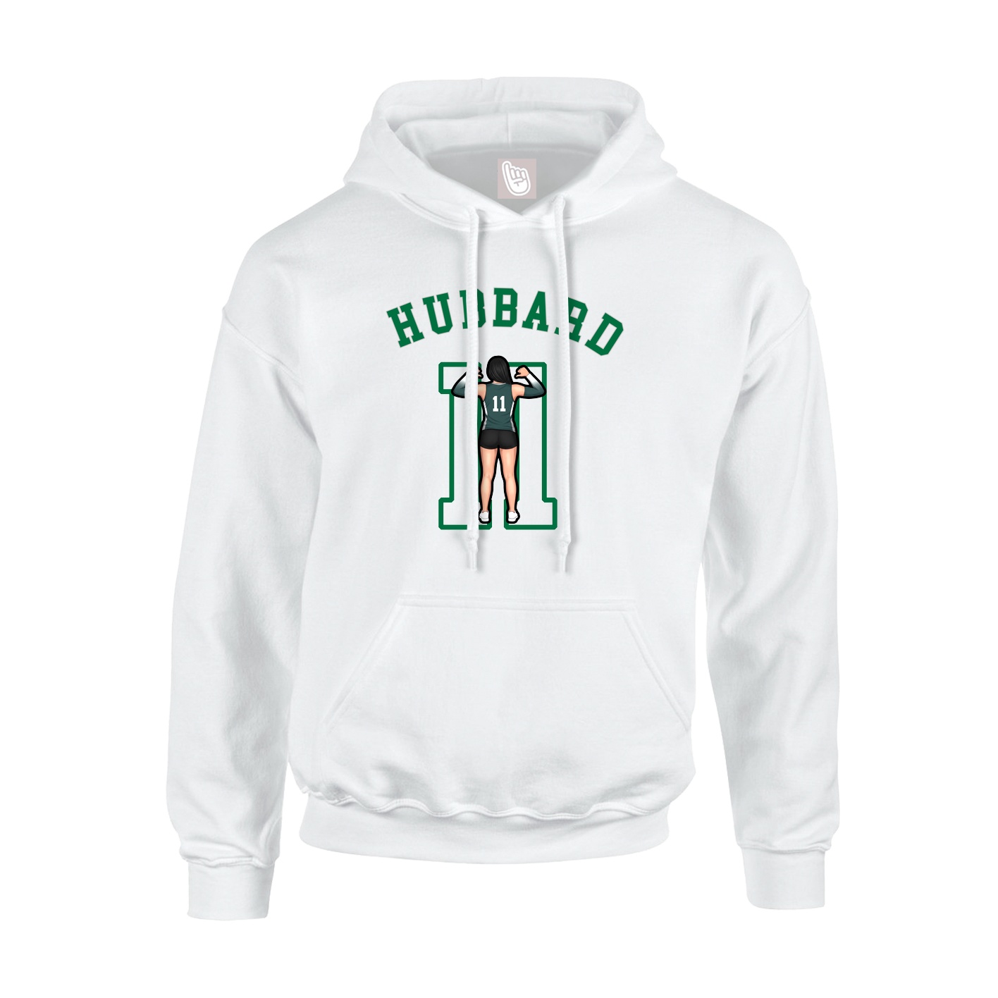 Youth Hoodie — Shirsey Arch in White