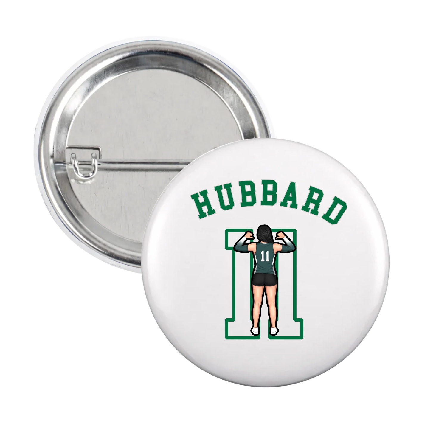 Game Day Button — Shirsey Arch in White