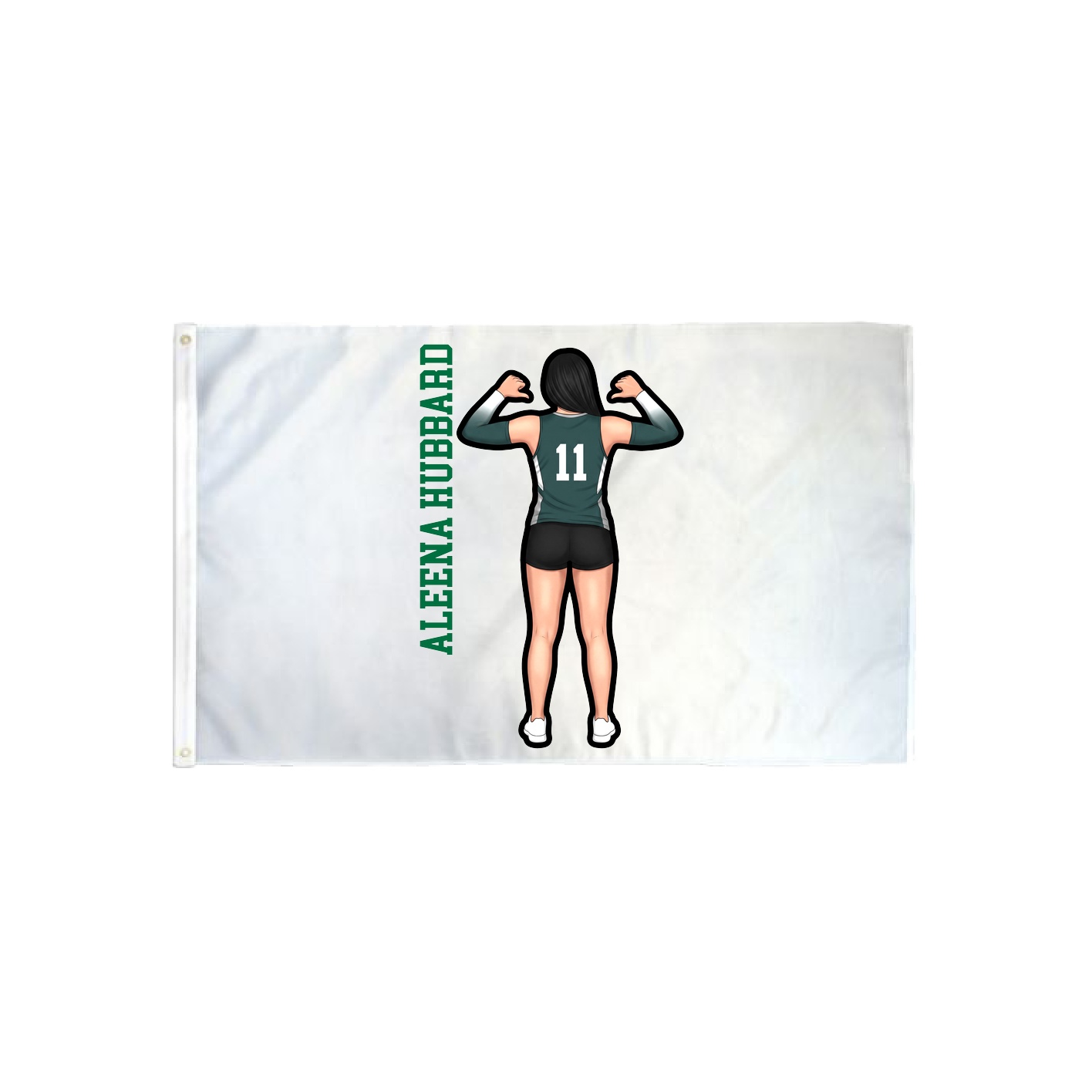 3x5 Flag — Name Vertical in Classic