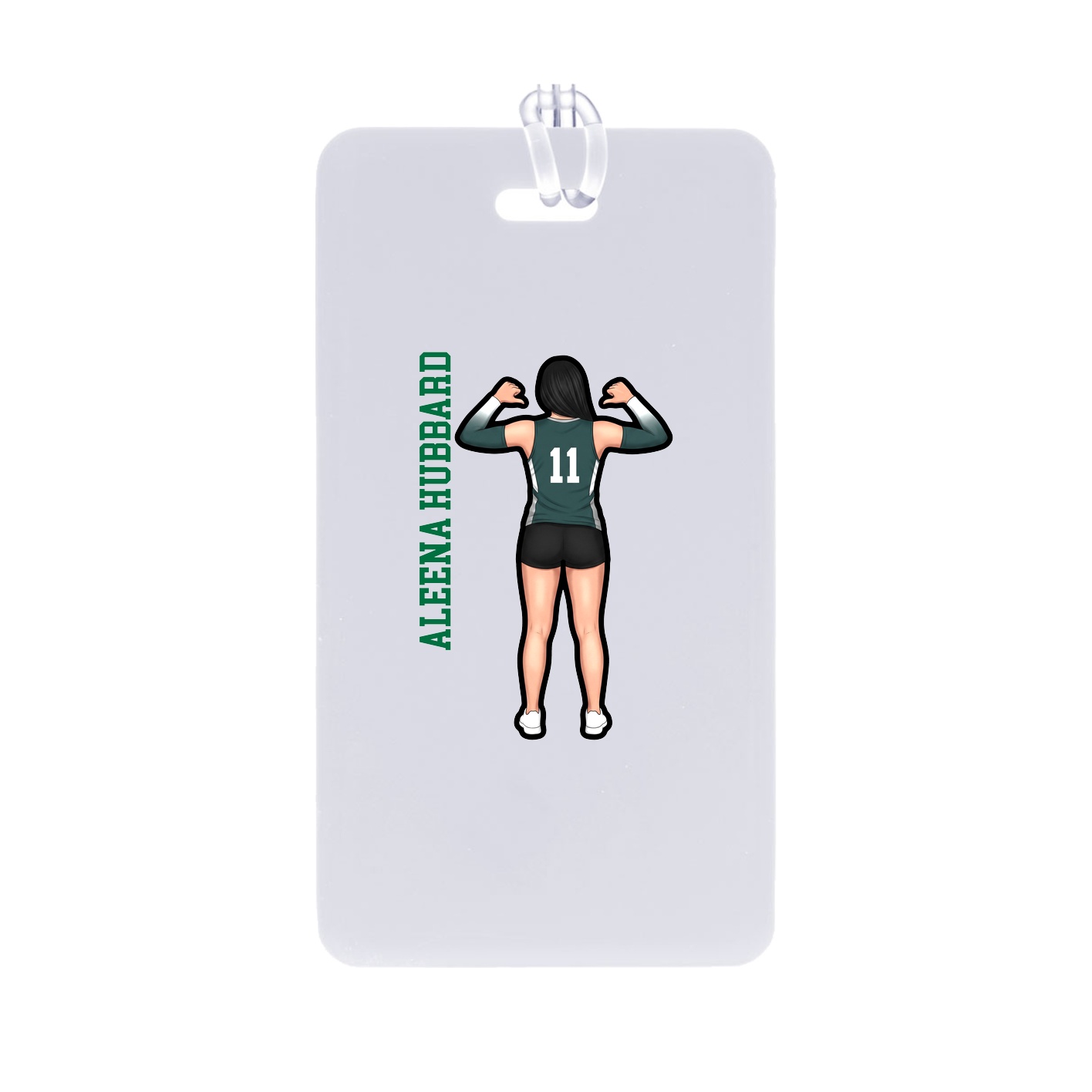 Bag Tag — Name Vertical in Classic