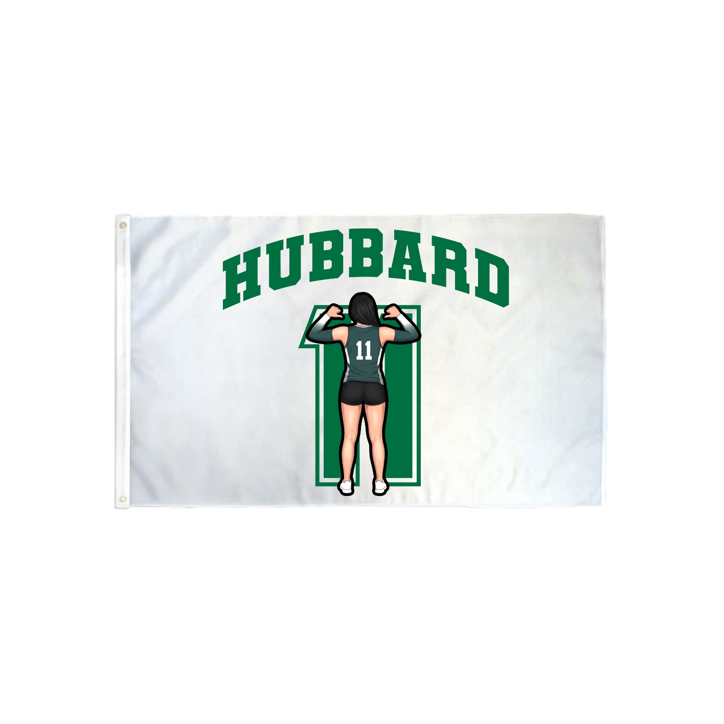 3x5 Flag — Number in Classic