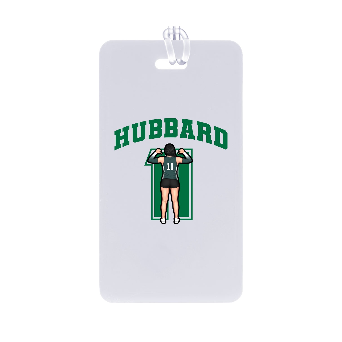 Bag Tag — Number in Classic