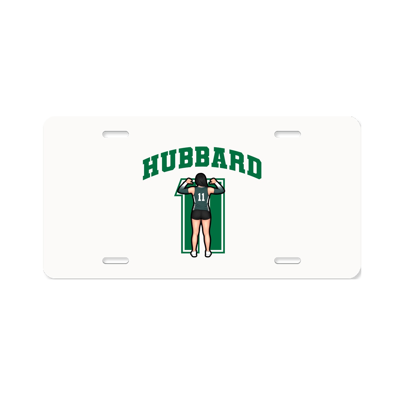 License Plate — Number in Classic