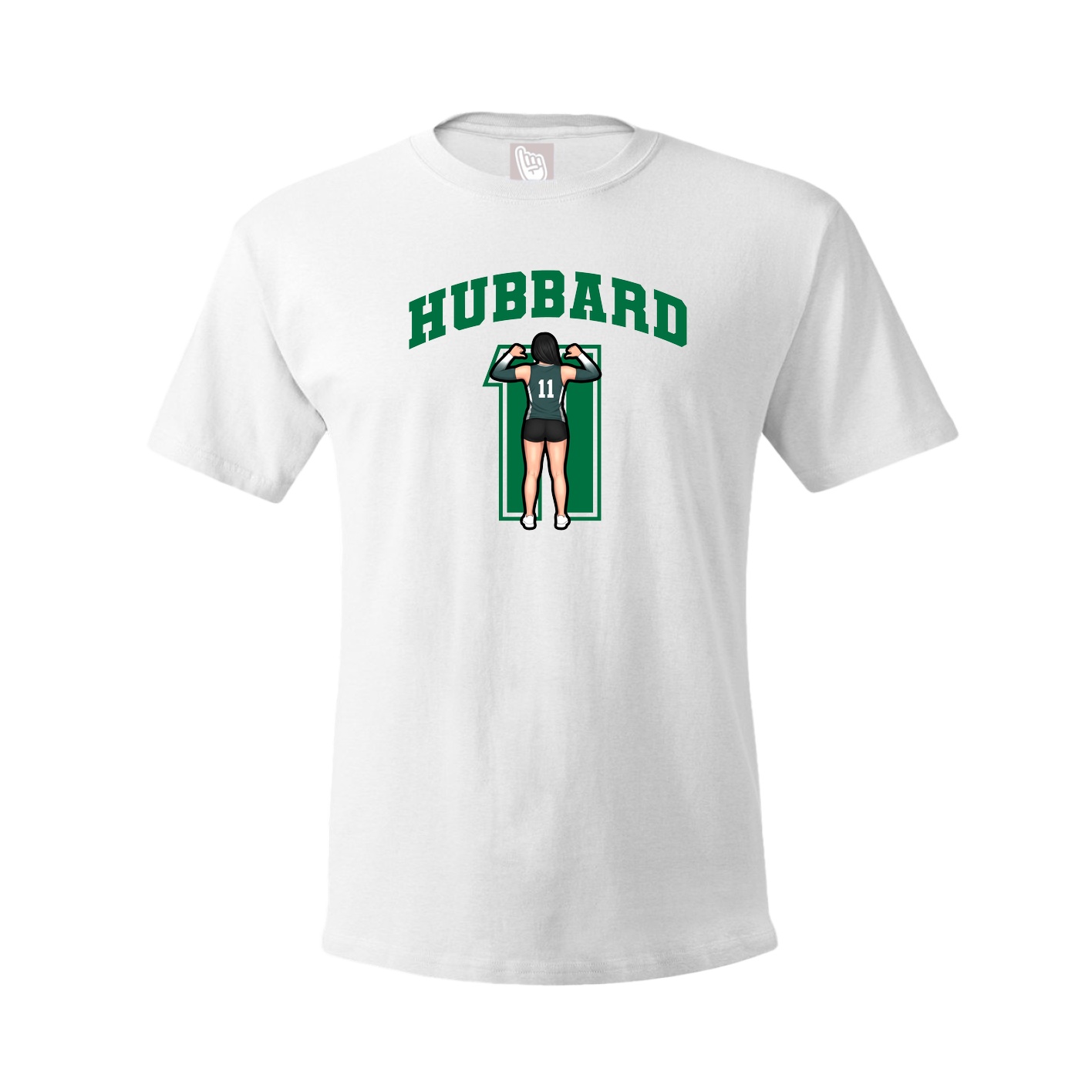 Tee — Number in White
