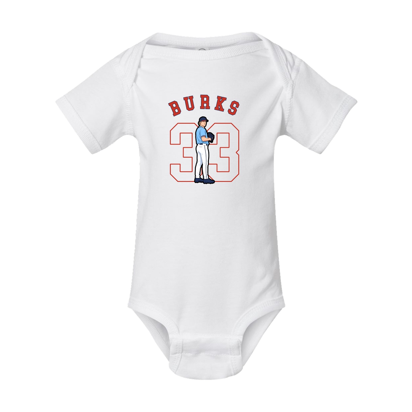Baby Onesie — Shirsey Arch in White