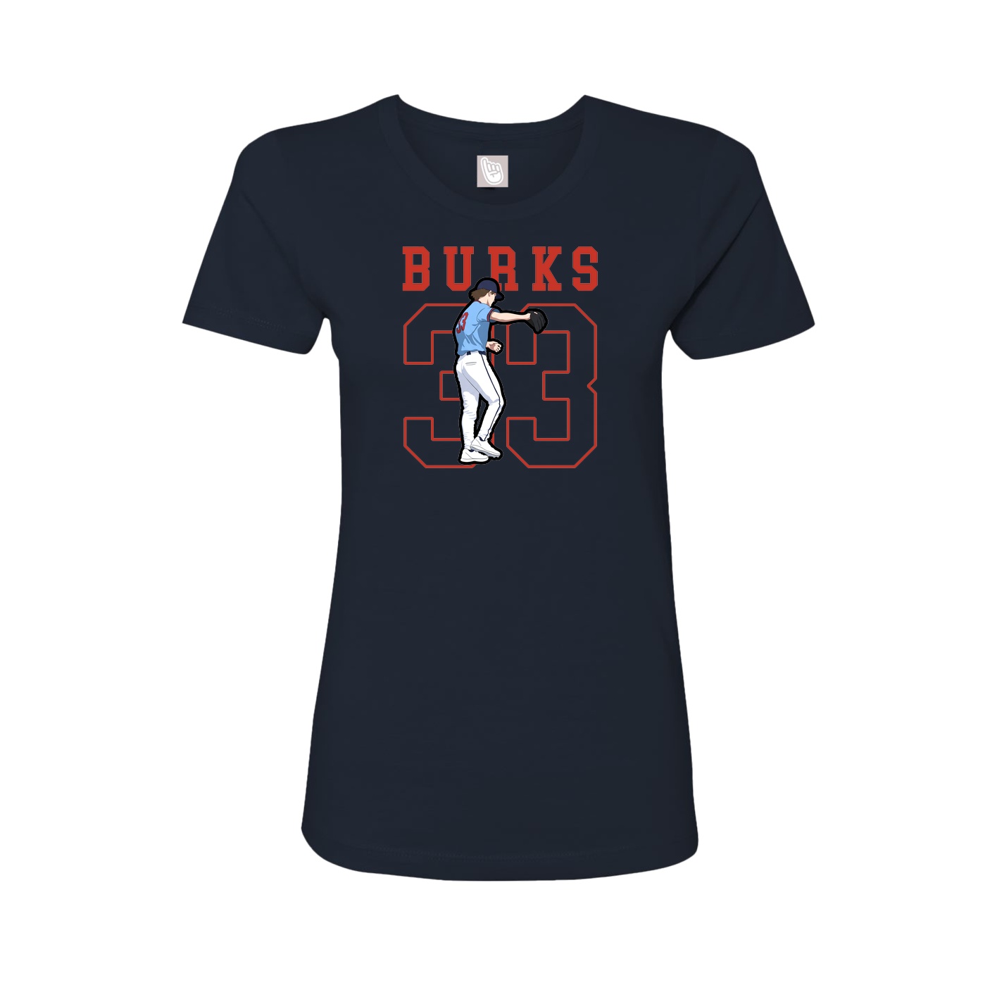 Fitted Women's Tee — Shirsey in Navy