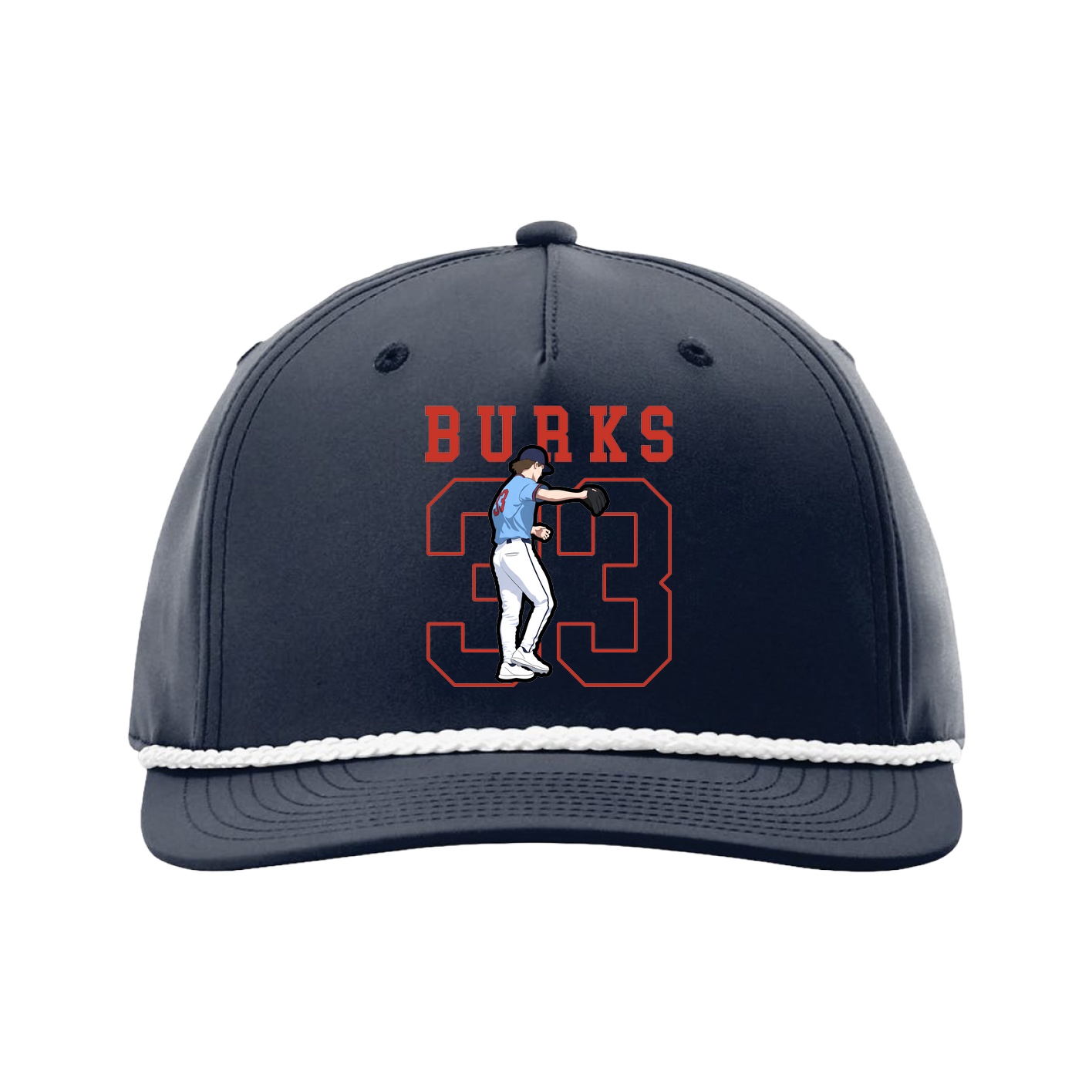 Five-Panel Classic Rope Cap — Shirsey in Navy