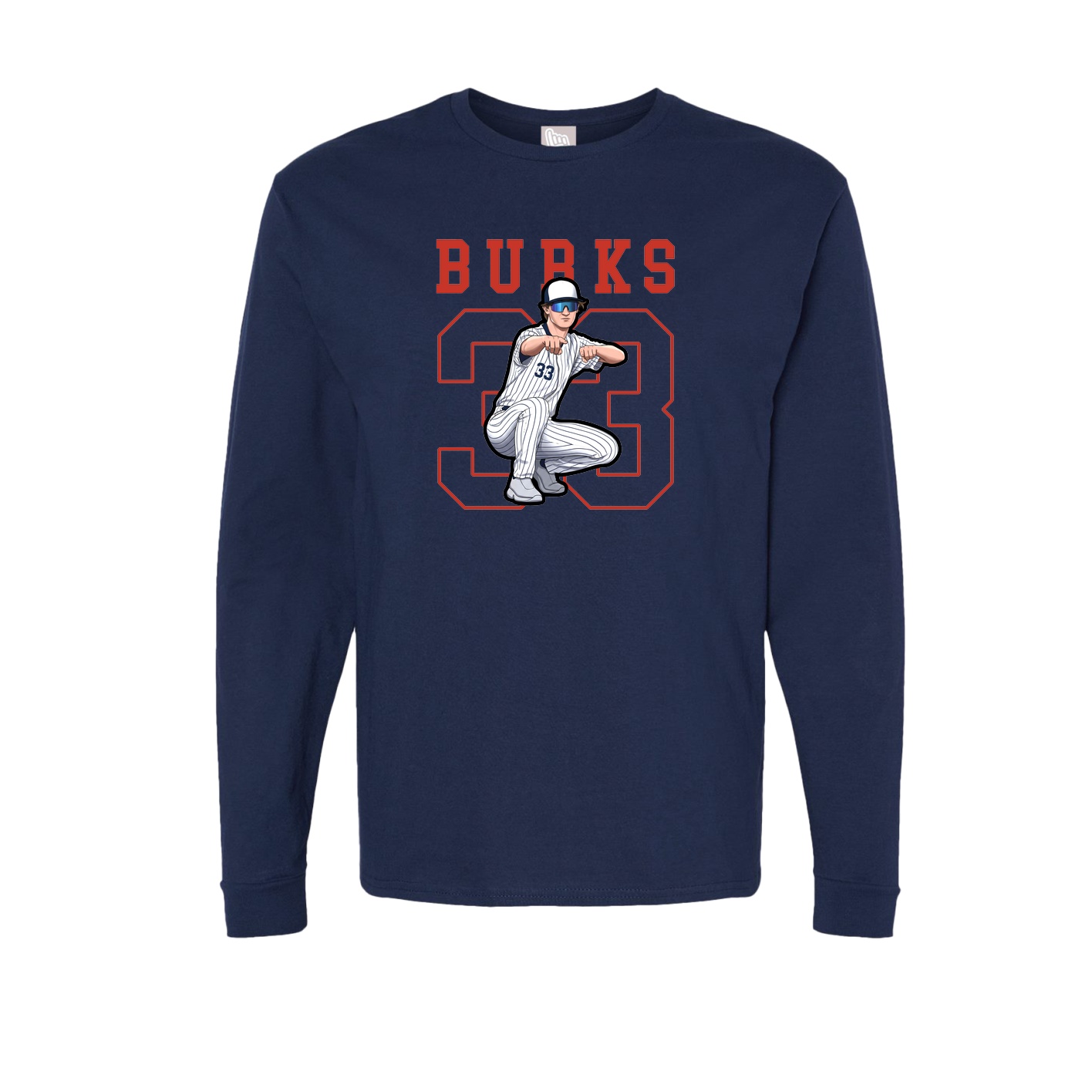 Long Sleeve Tee — Shirsey in Navy