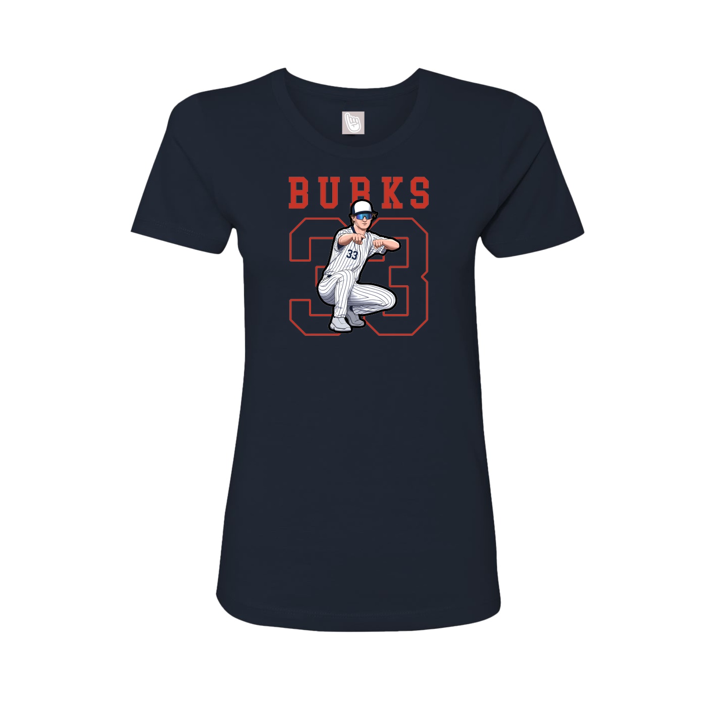 Fitted Women's Tee — Shirsey in Navy