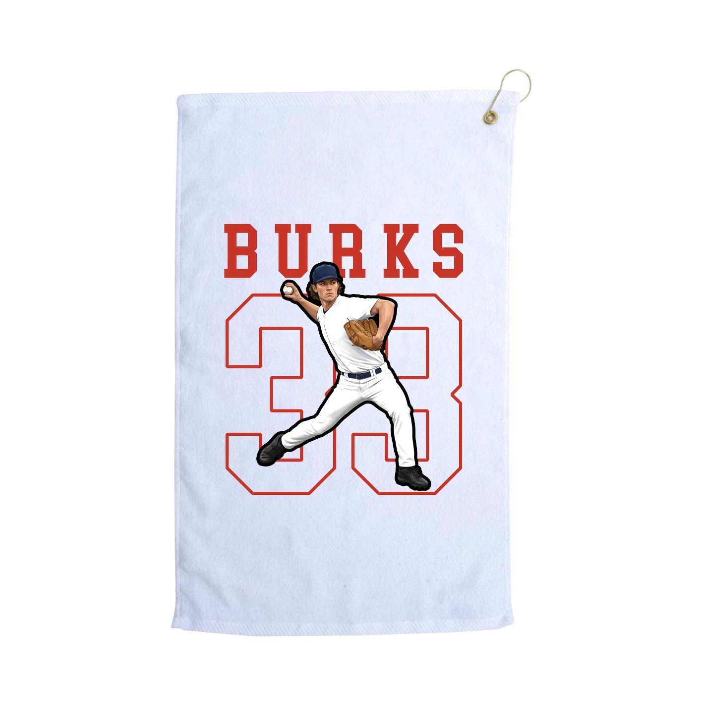 Golf Towel — Shirsey in White