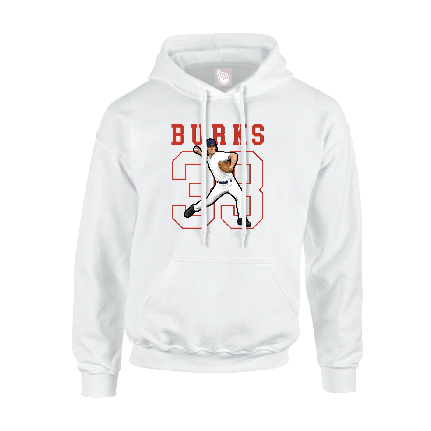 Hoodie — Shirsey in White