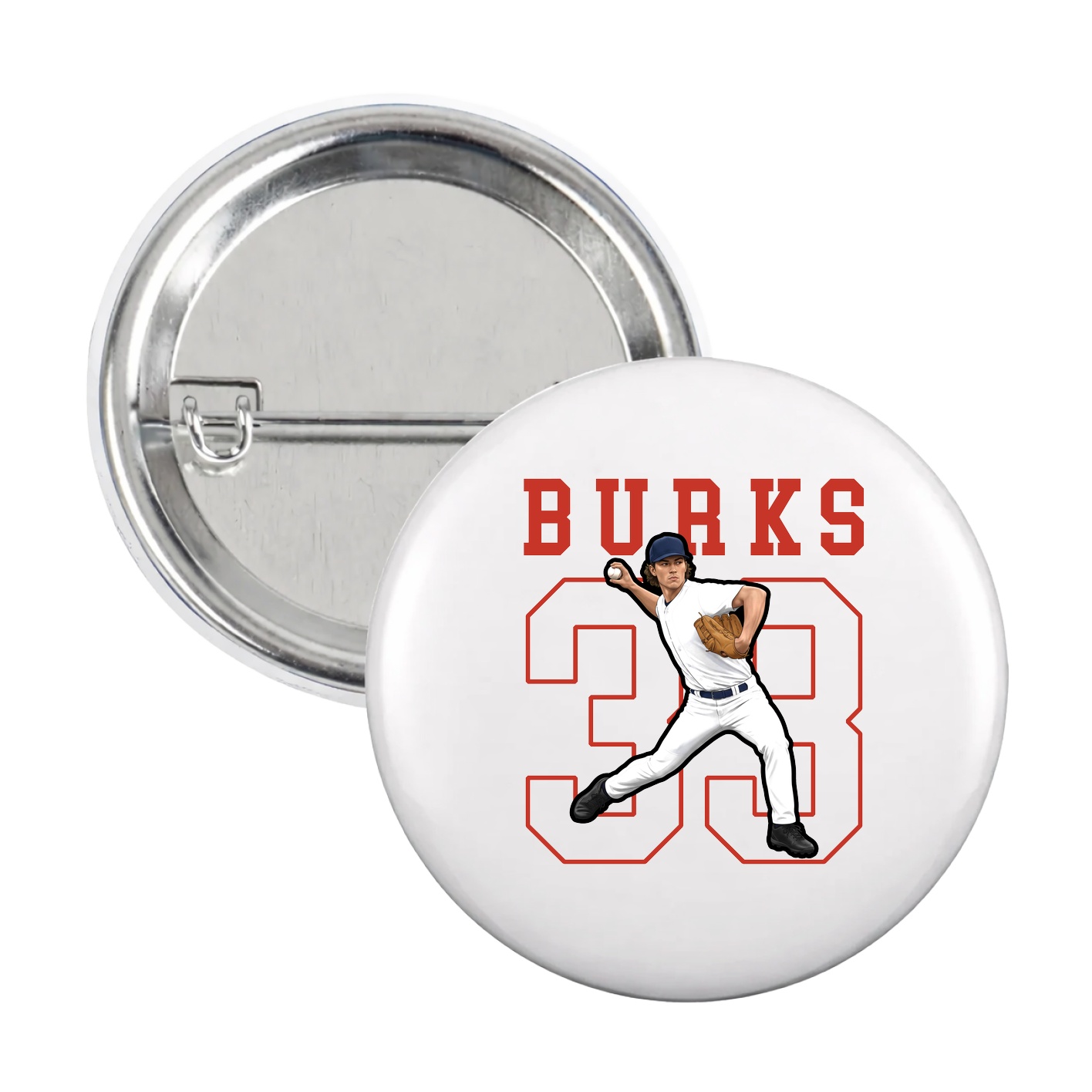 Game Day Button — Shirsey in White
