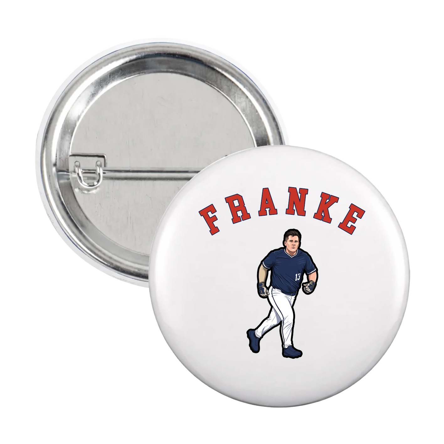 Game Day Button — Shirsey Arch in White
