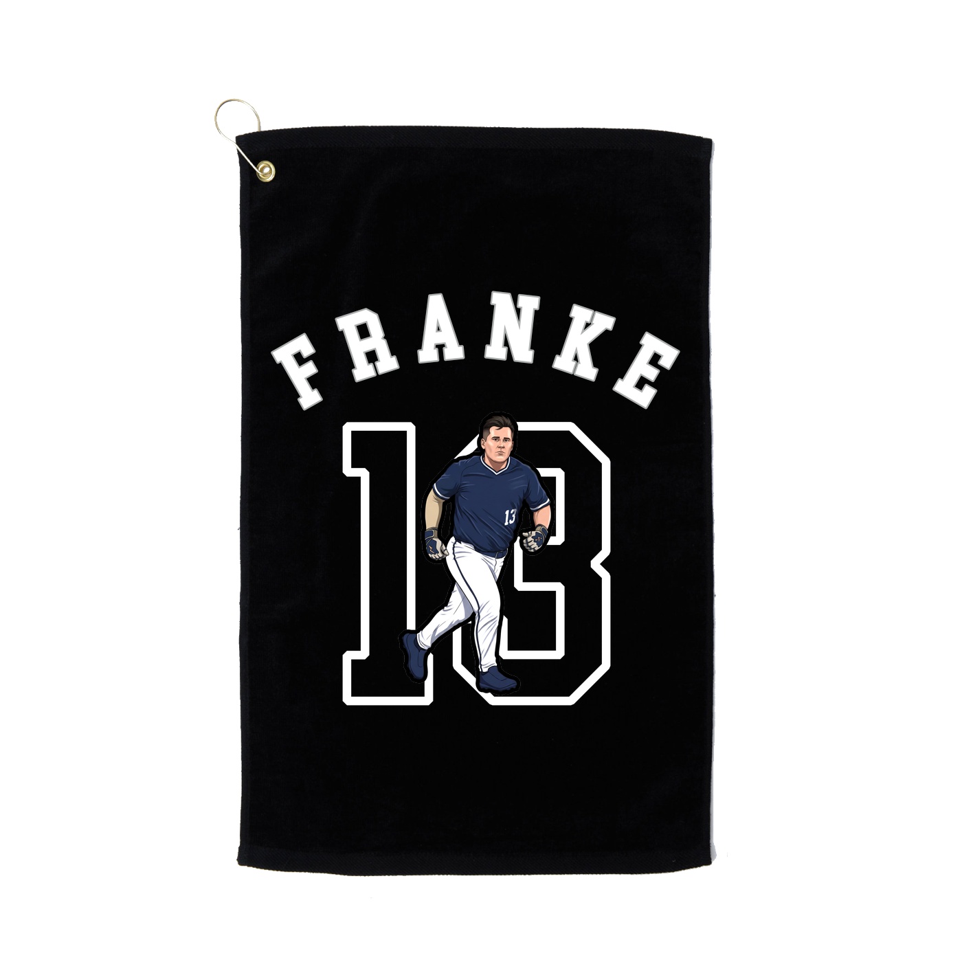 Golf Towel — Shirsey Arch in Black