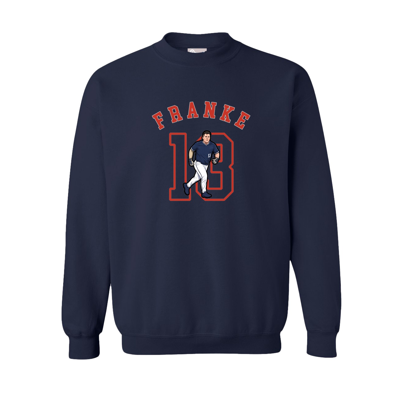 Fleece Crew — Shirsey Arch in Navy