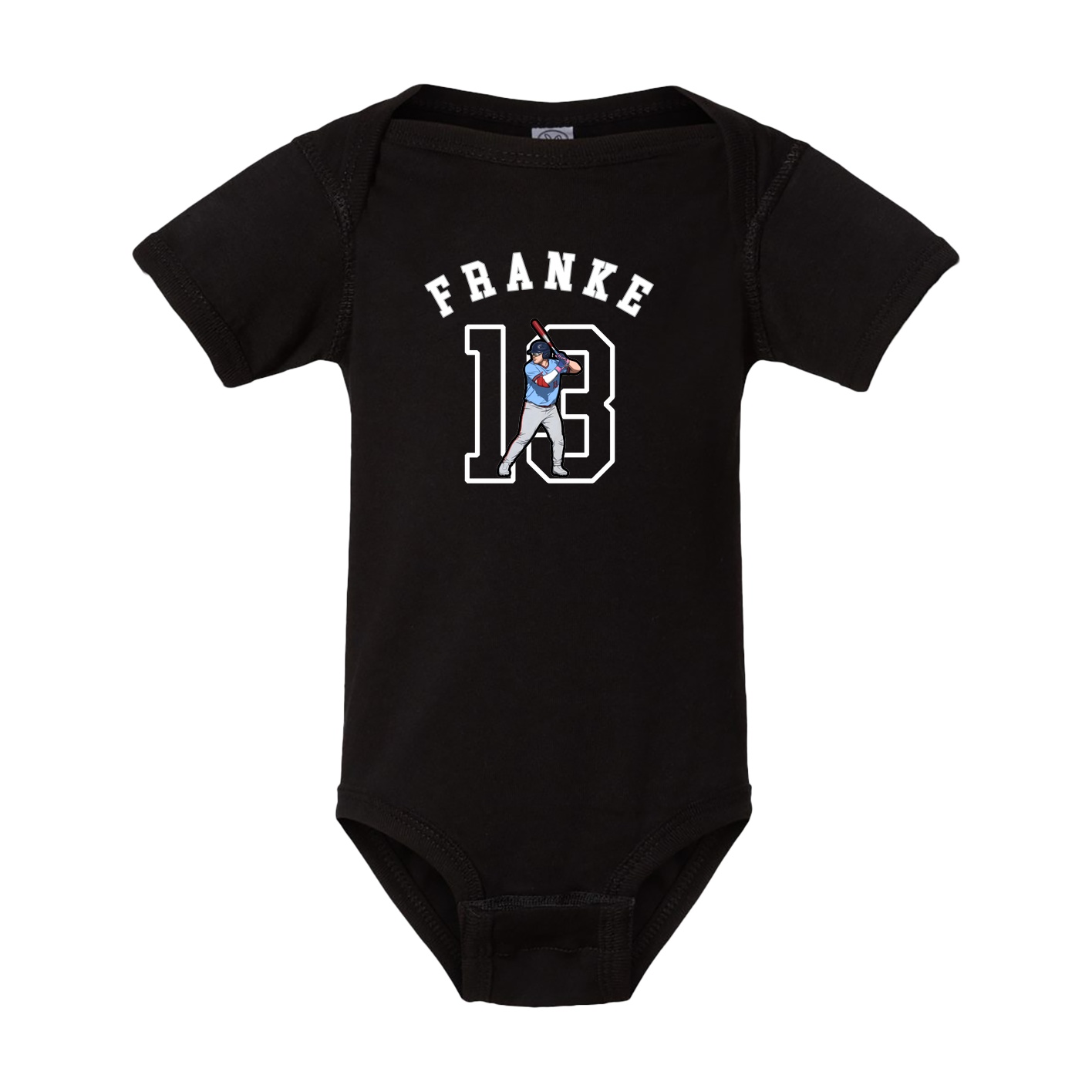 Baby Onesie — Shirsey Arch in Black