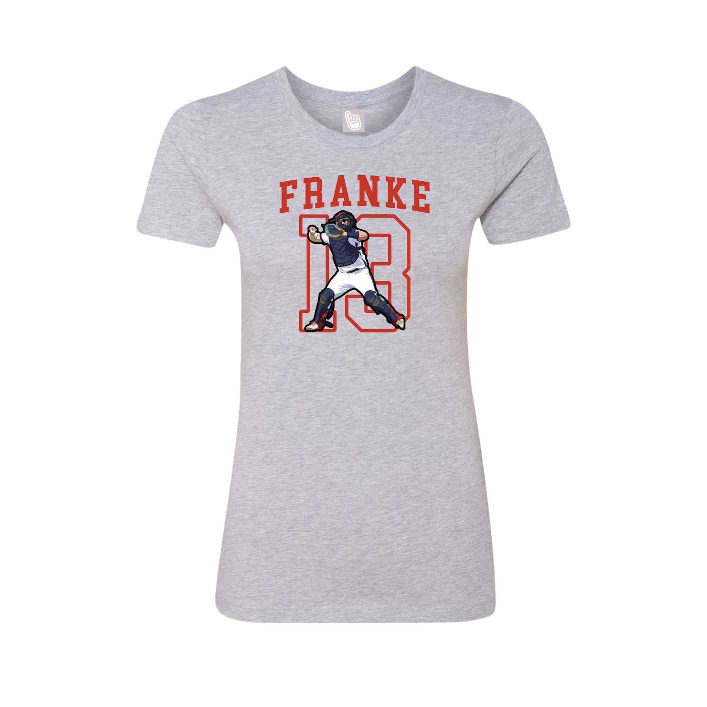 Fitted Women's Tee — Shirsey in Grey