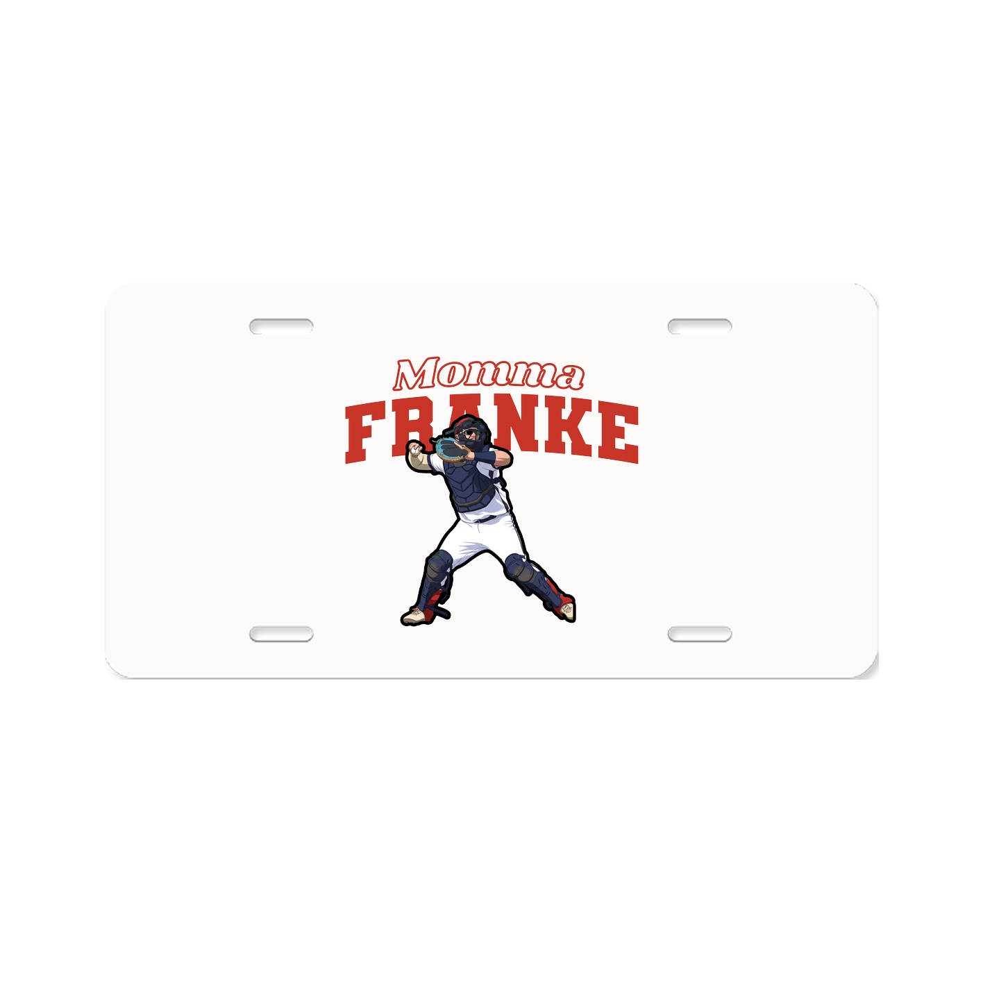 License Plate — Mothers Day Block in Classic