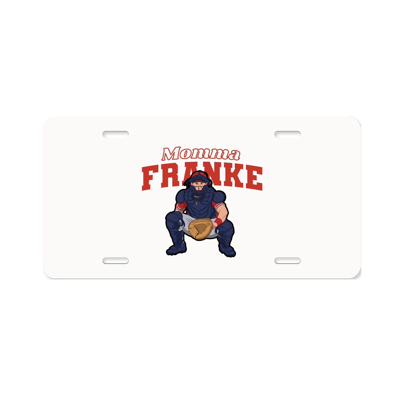 License Plate — Mothers Day Block in Classic