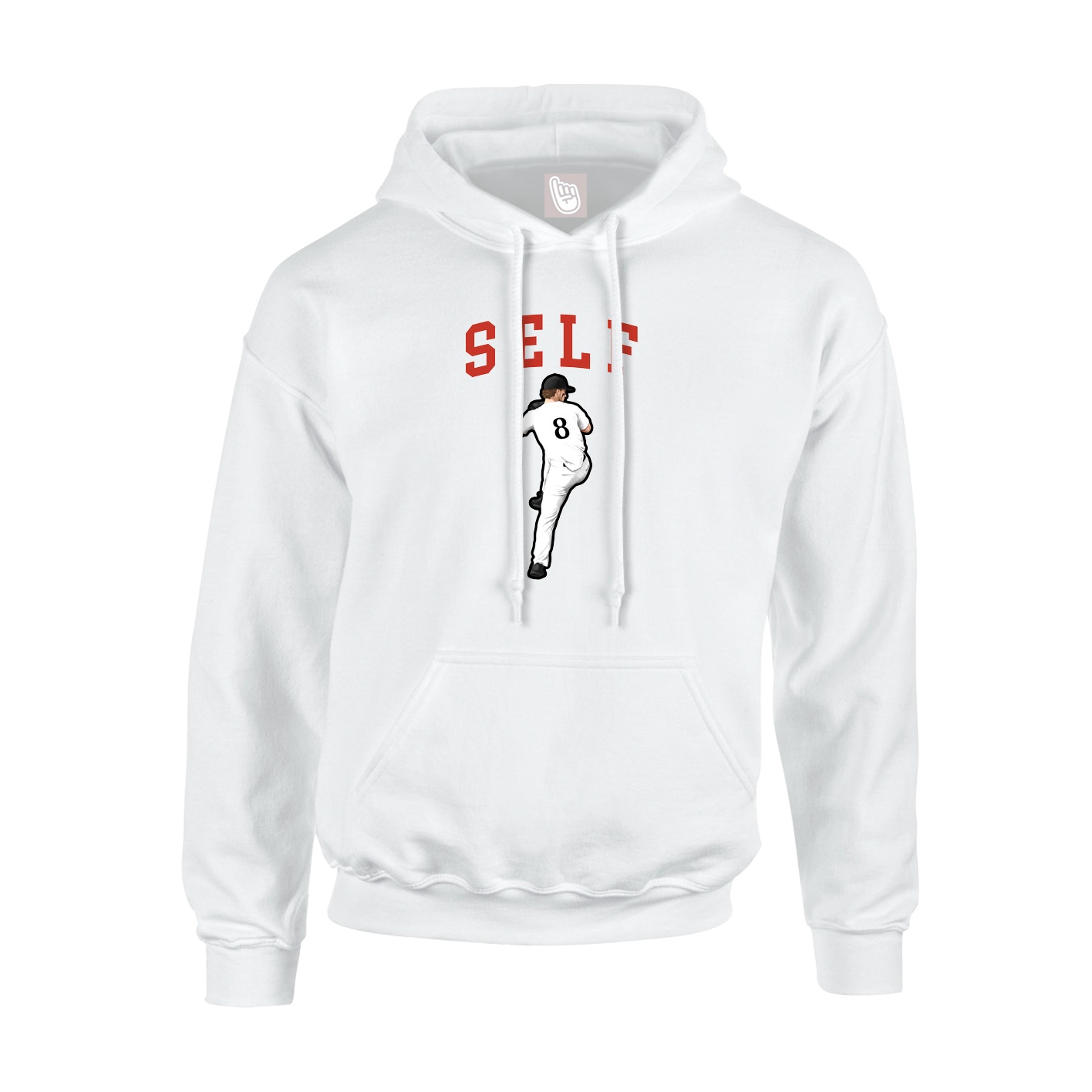 Hoodie — Shirsey in White