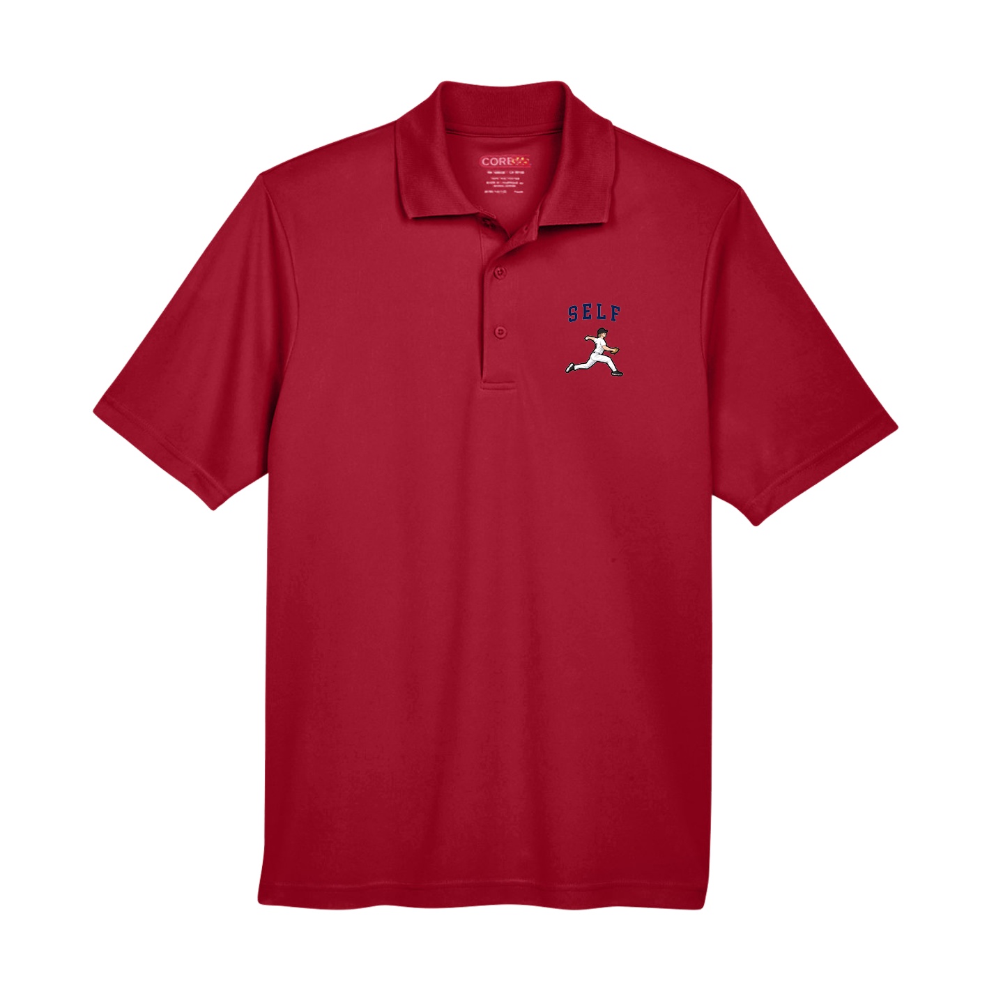 Performance Polo — Shirsey in Red