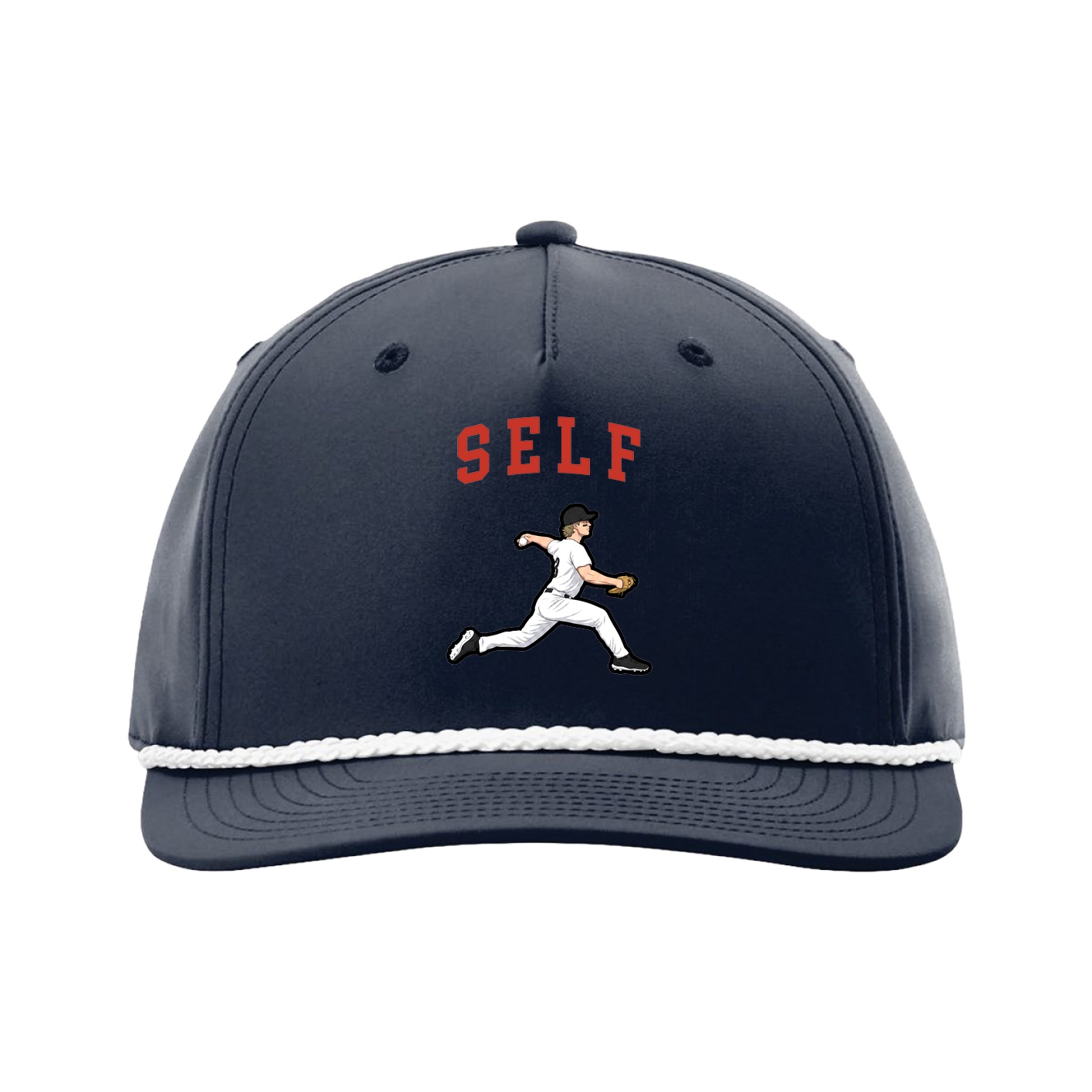 Five-Panel Classic Rope Cap — Shirsey in Navy