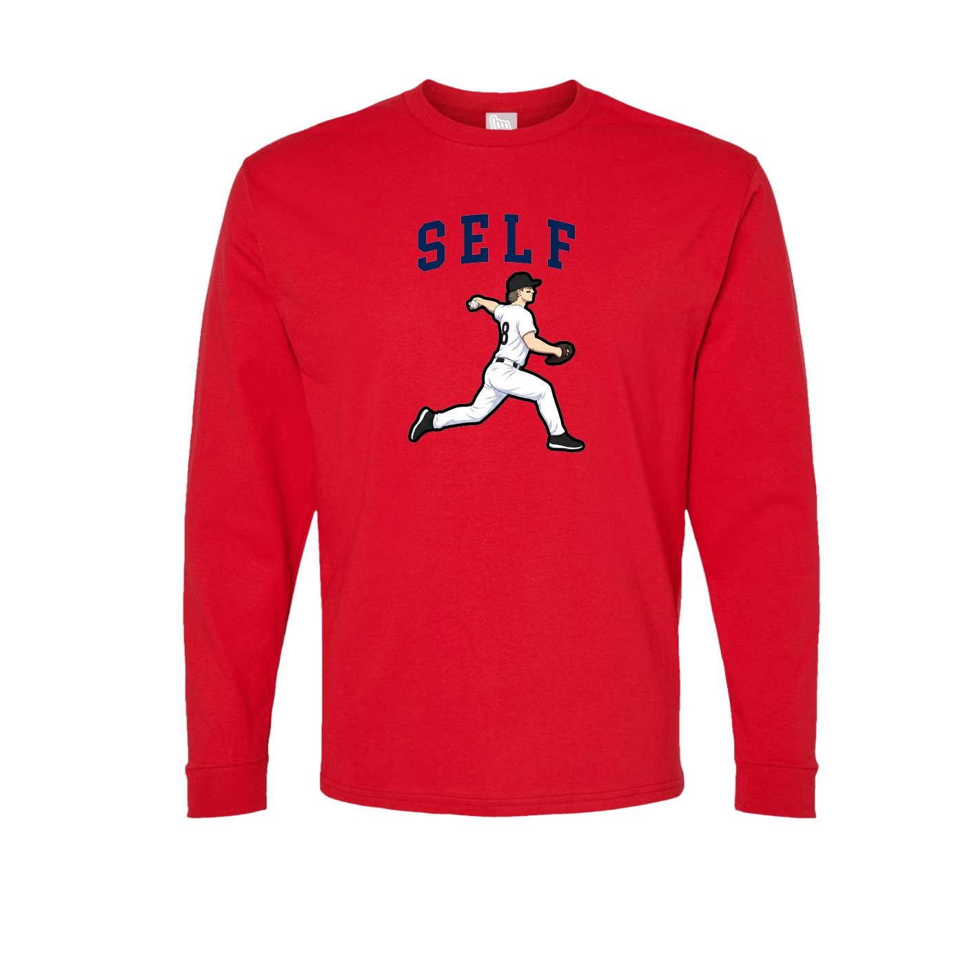 Long Sleeve Tee — Shirsey in Red