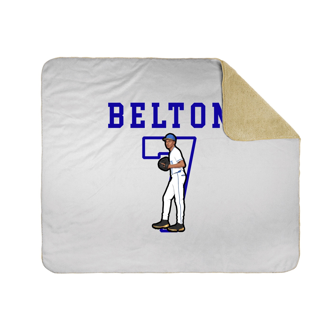 Throw Blanket — Shirsey in White