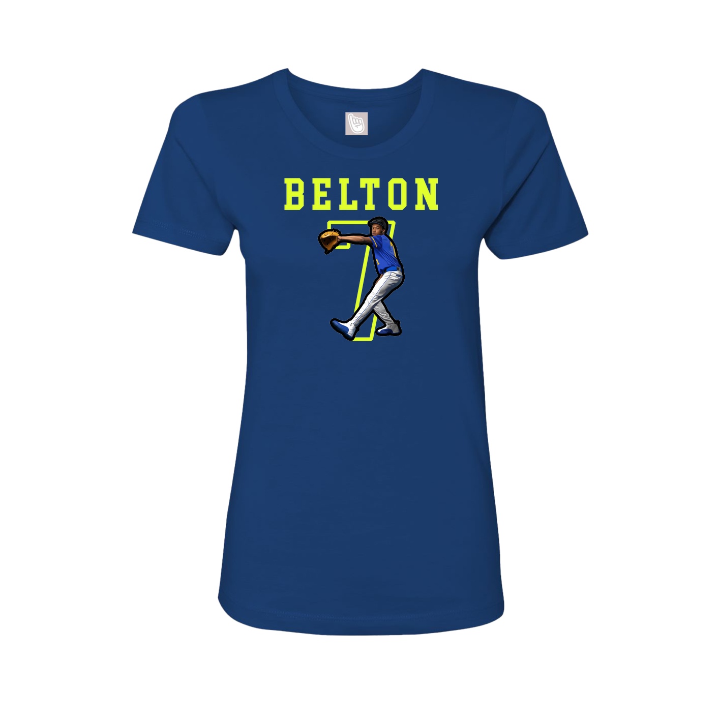 Fitted Women's Tee — Shirsey in Royal