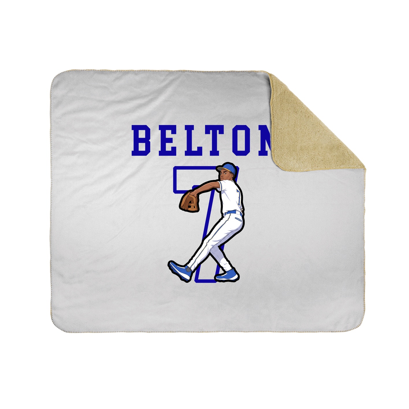 50x60 Sherpa Lined Throw Blanket