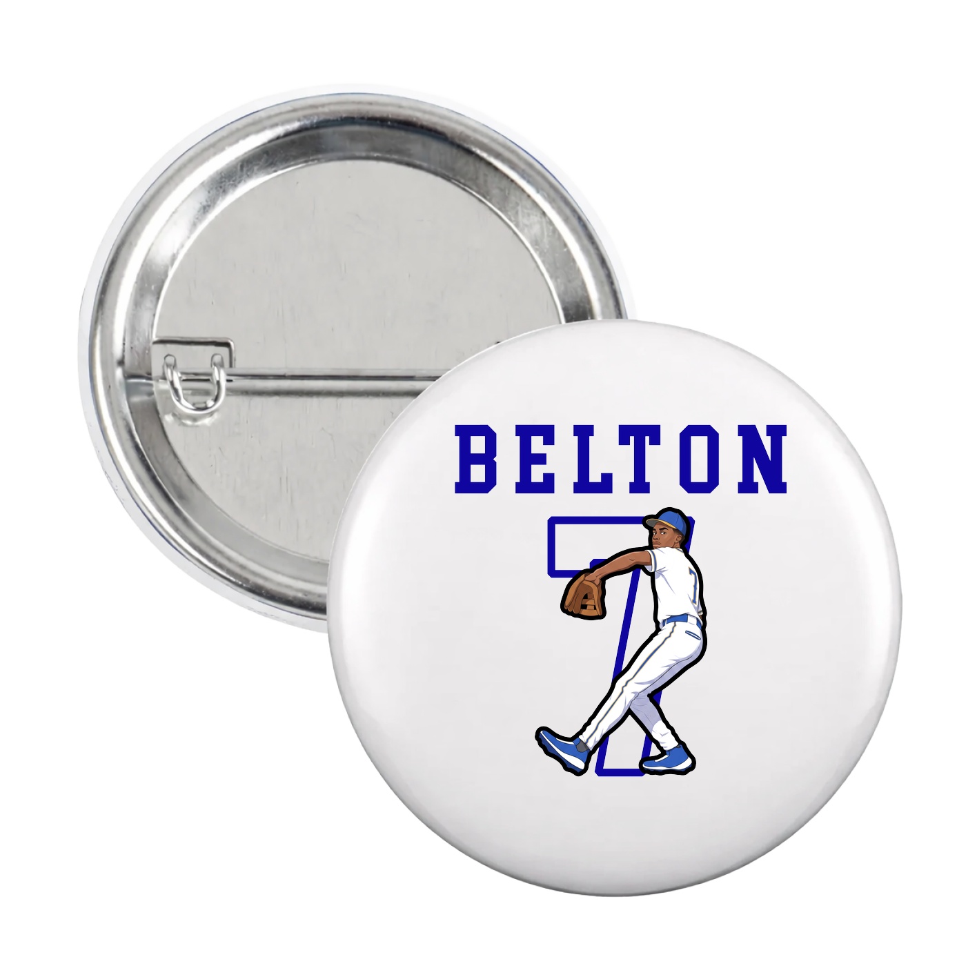 Game Day Button — Shirsey in White