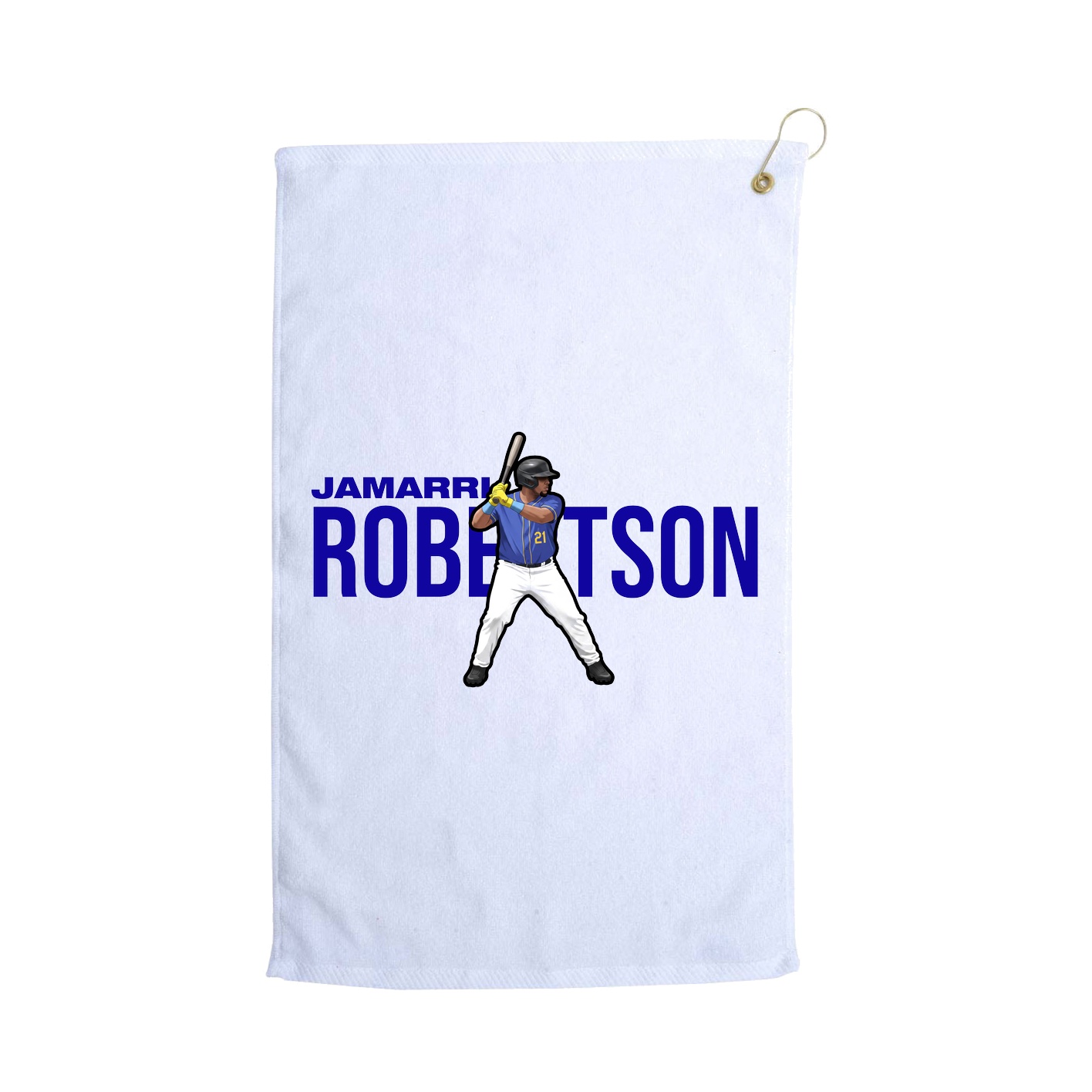 Golf Towel — Player Name in White