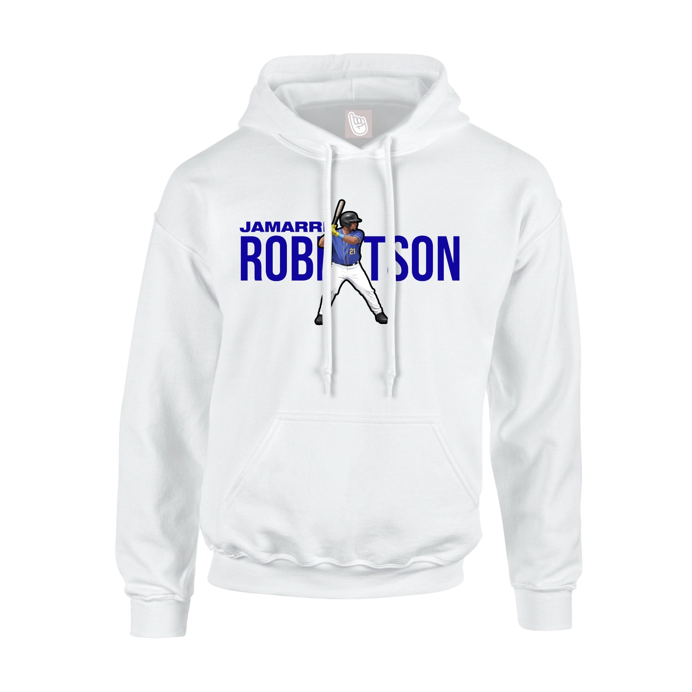 Hoodie — Player Name in White