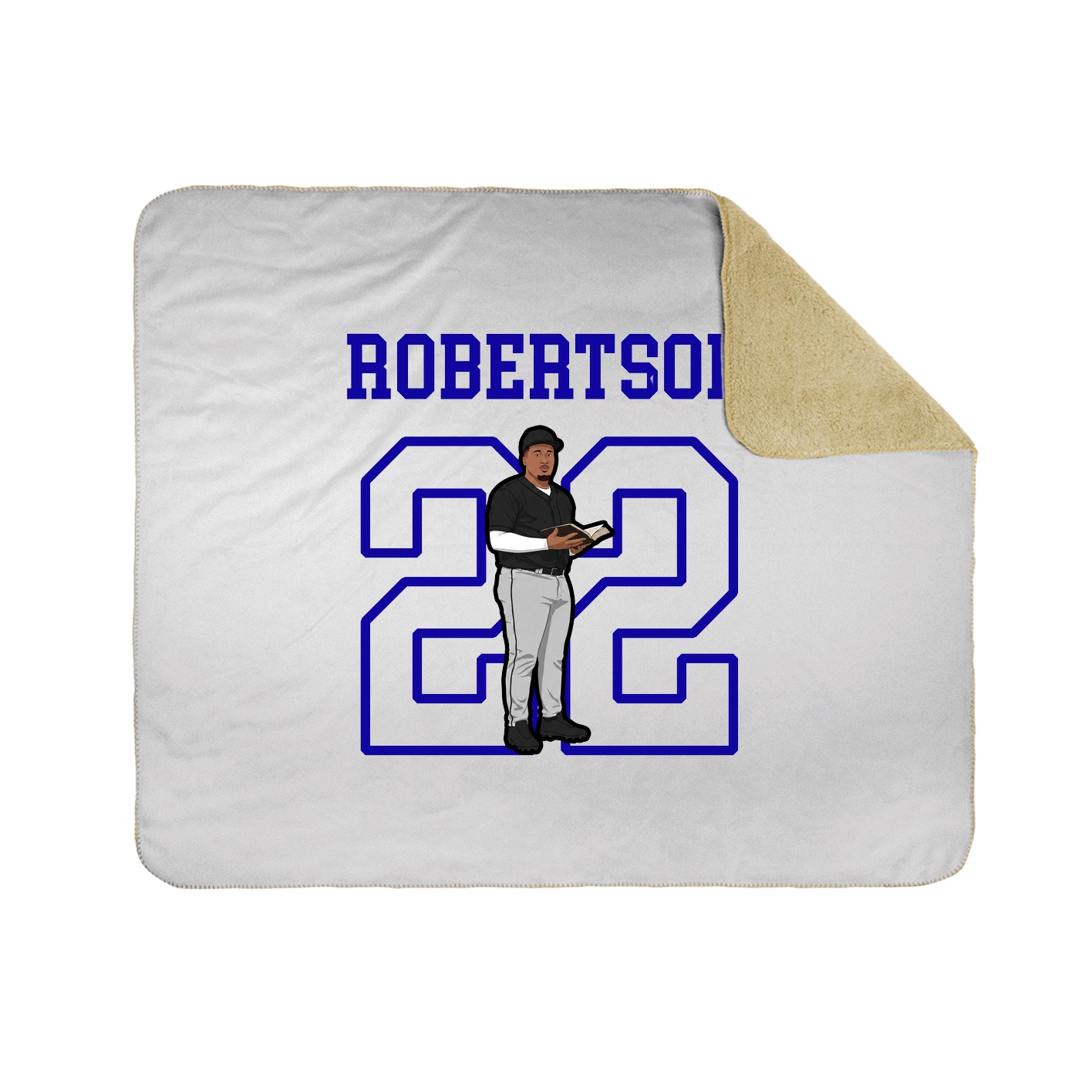 Throw Blanket — Shirsey in White