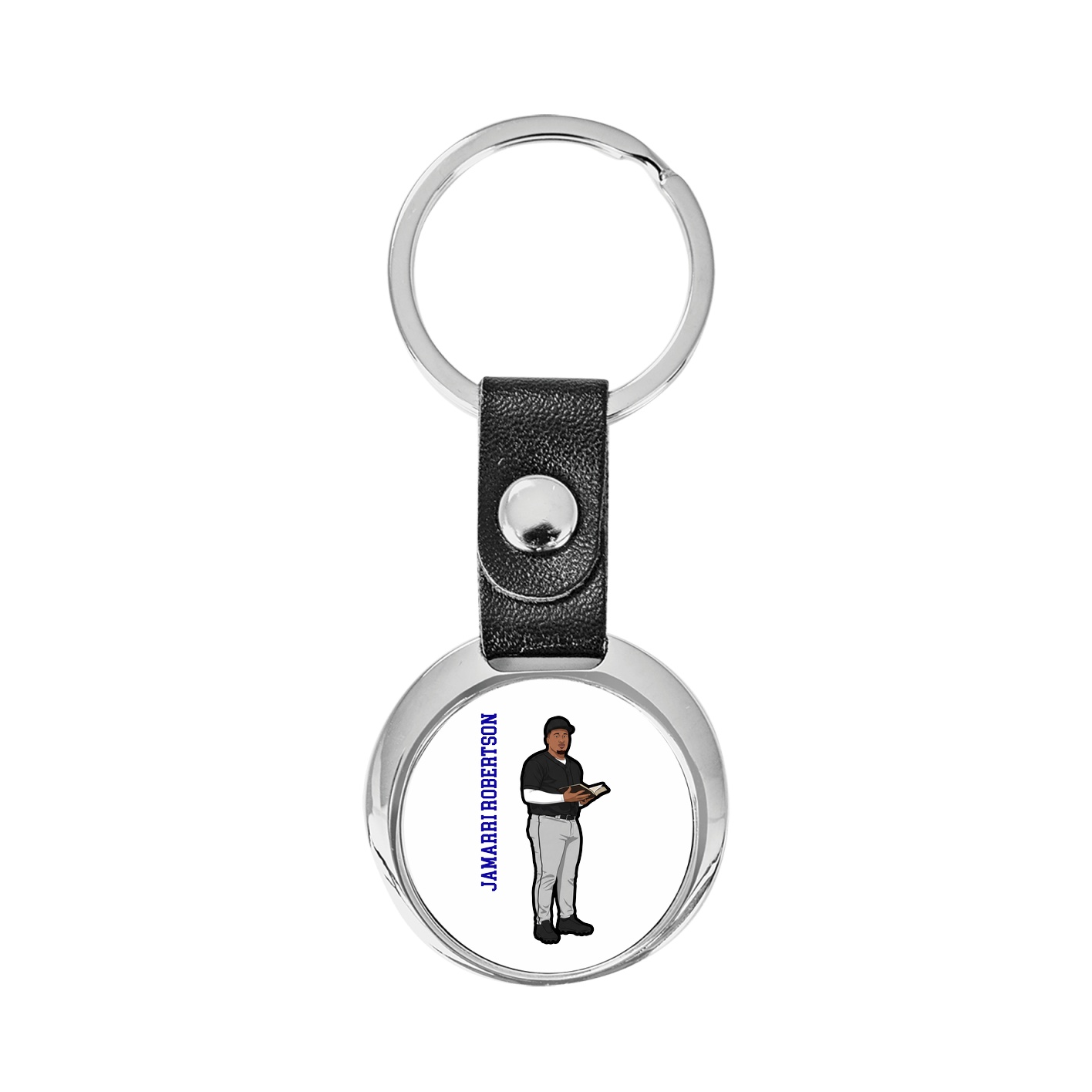 Key Chain — Name Vertical in Classic