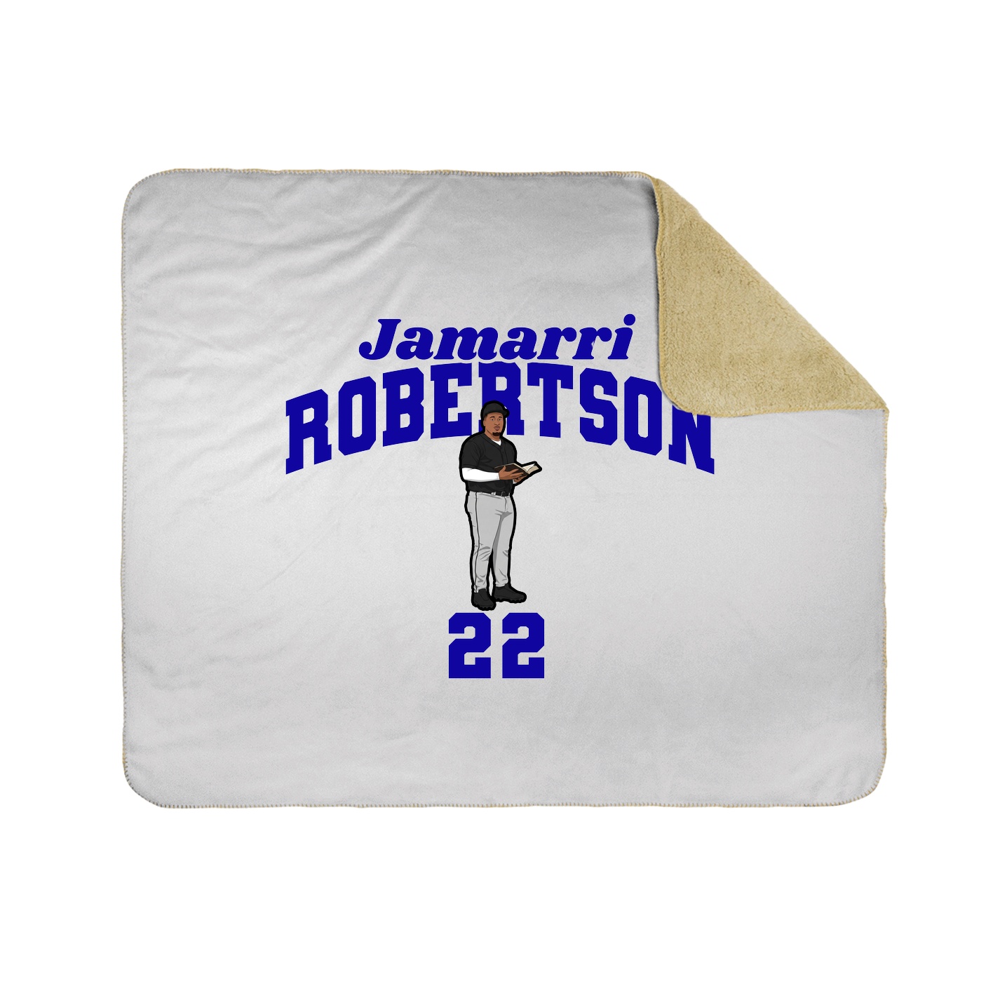 Throw Blanket — Signature Arch in White