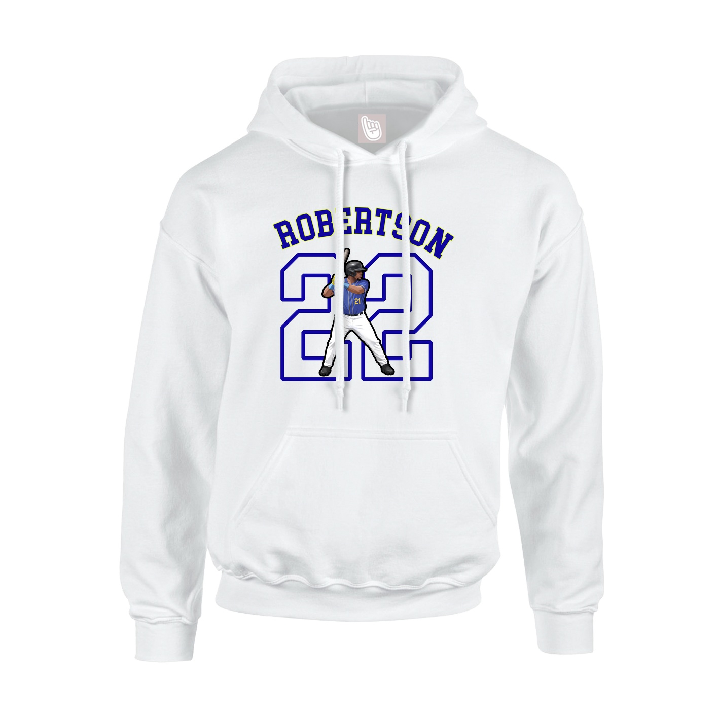 Youth Hoodie — Shirsey Arch in White