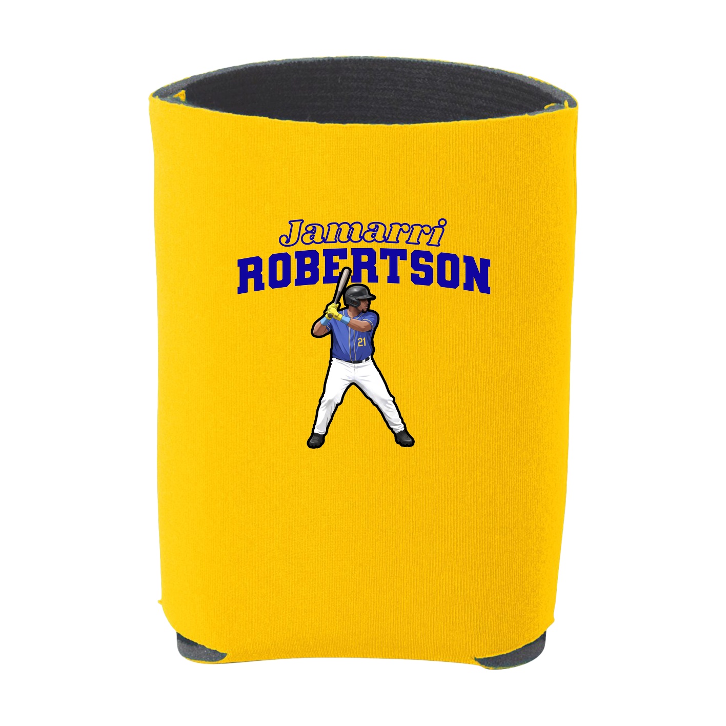 Can Holder — Name Arch in Yellow