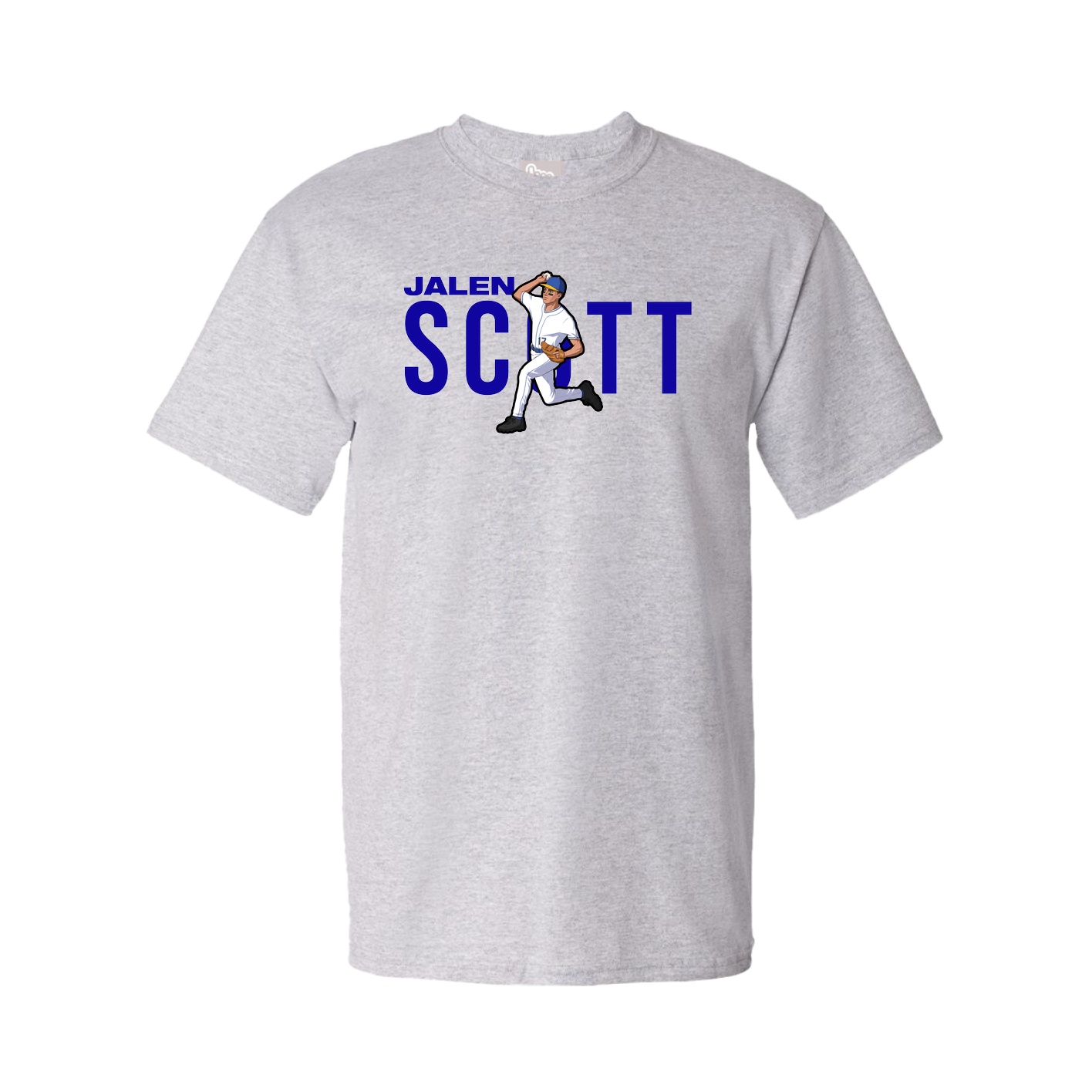 Youth Tee — Player Name in Grey