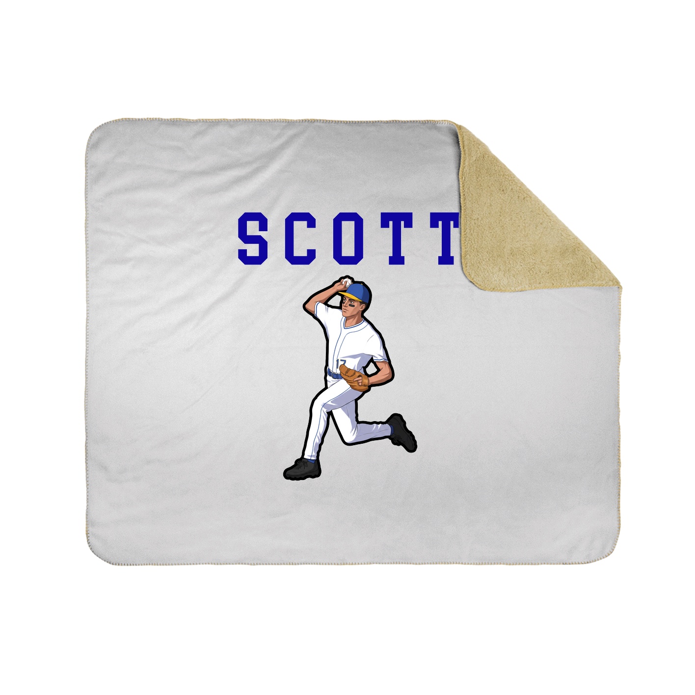Throw Blanket — Shirsey in White