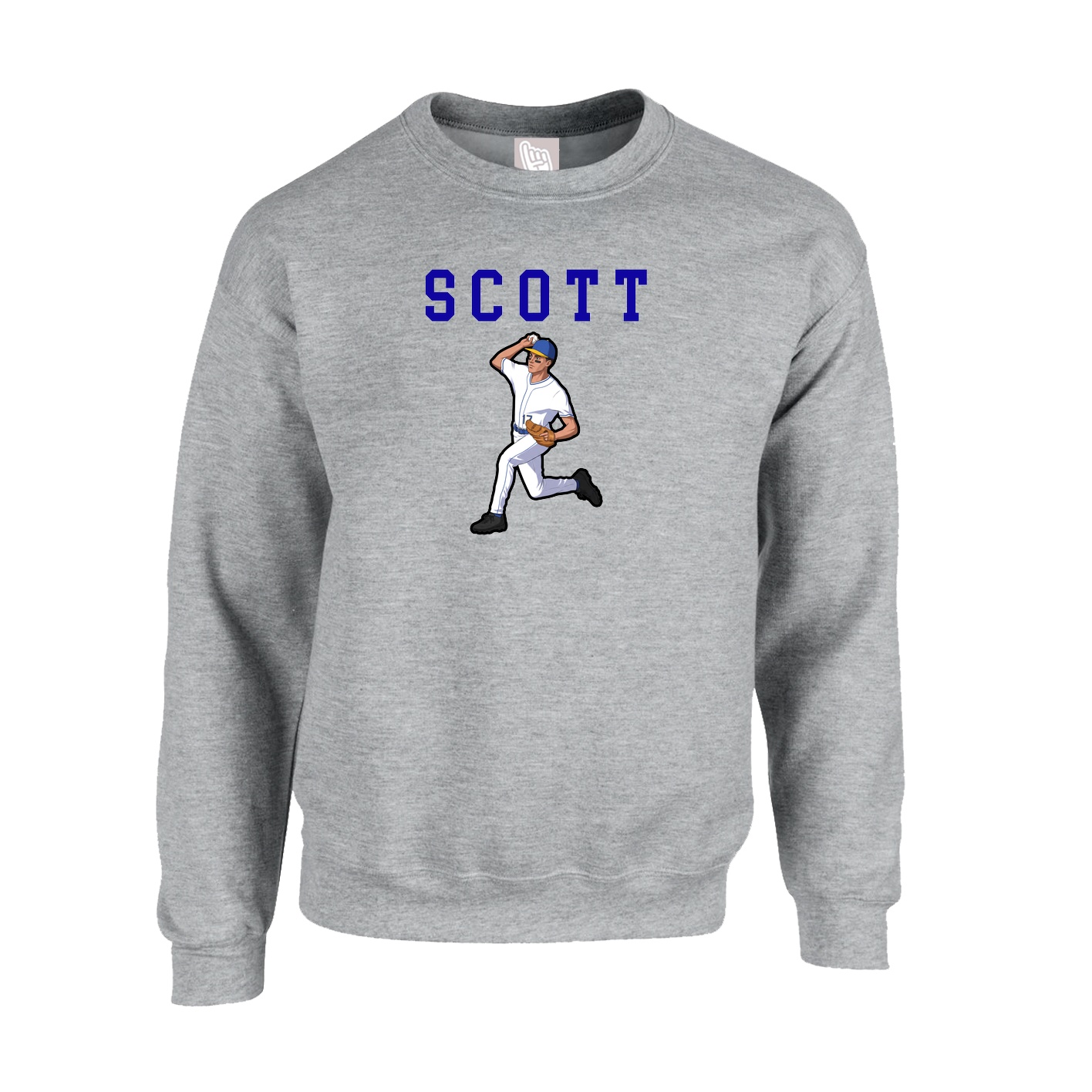 Fleece Crew — Shirsey in Grey