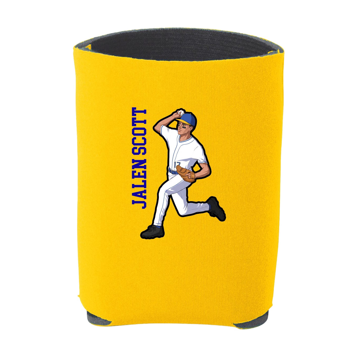 Can Holder — Name Vertical in Yellow
