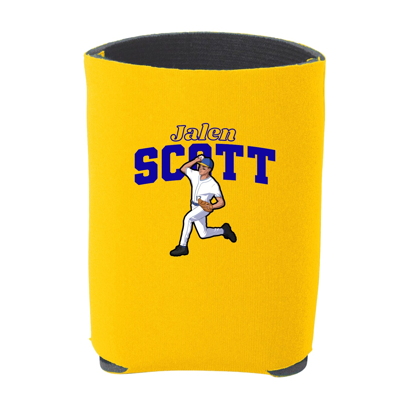 Can Holder — Name Arch in Yellow