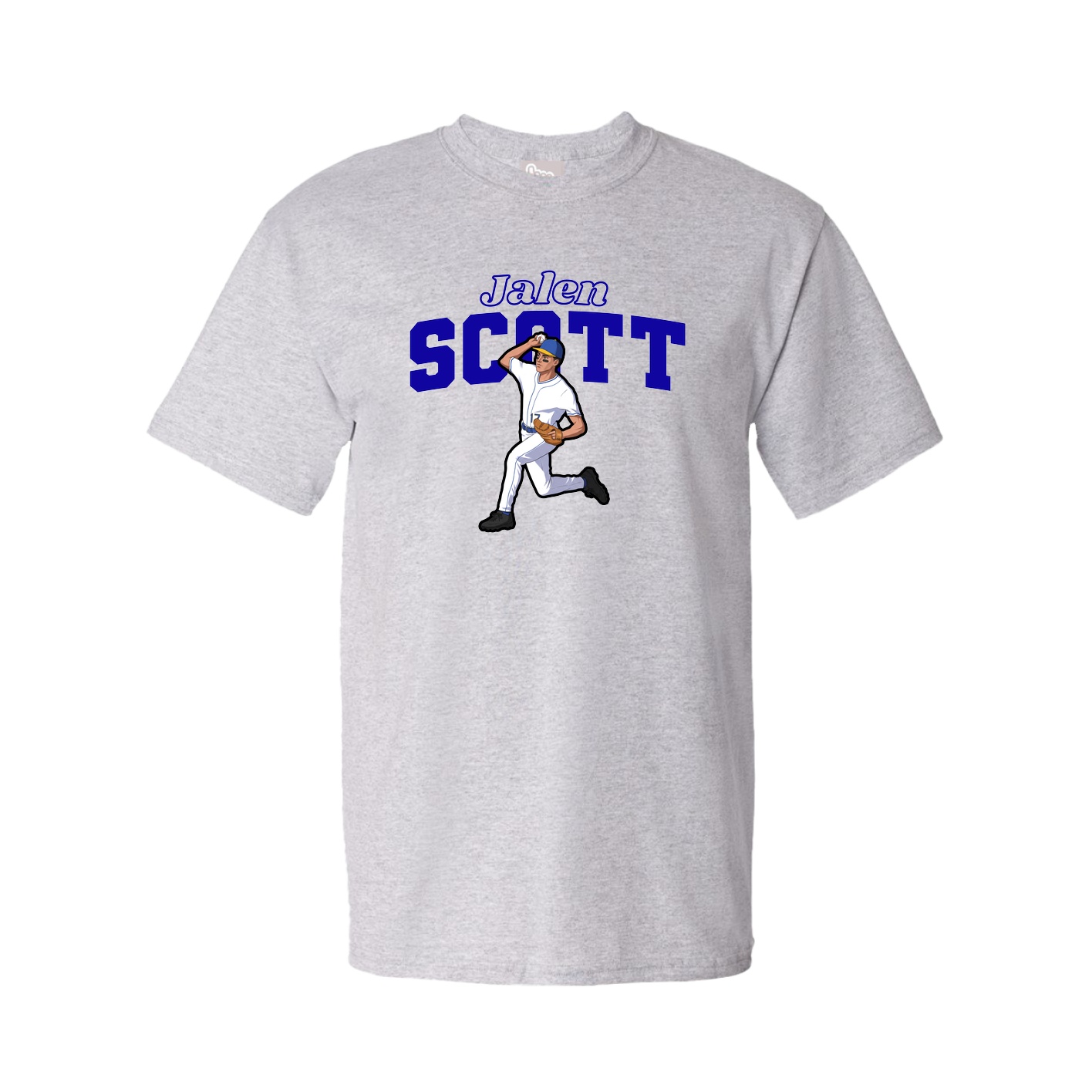 Tee — Name Arch in Grey