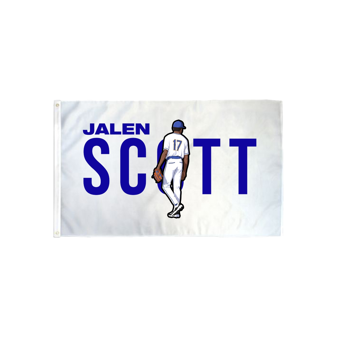 3x5 Flag — Player Name in Classic