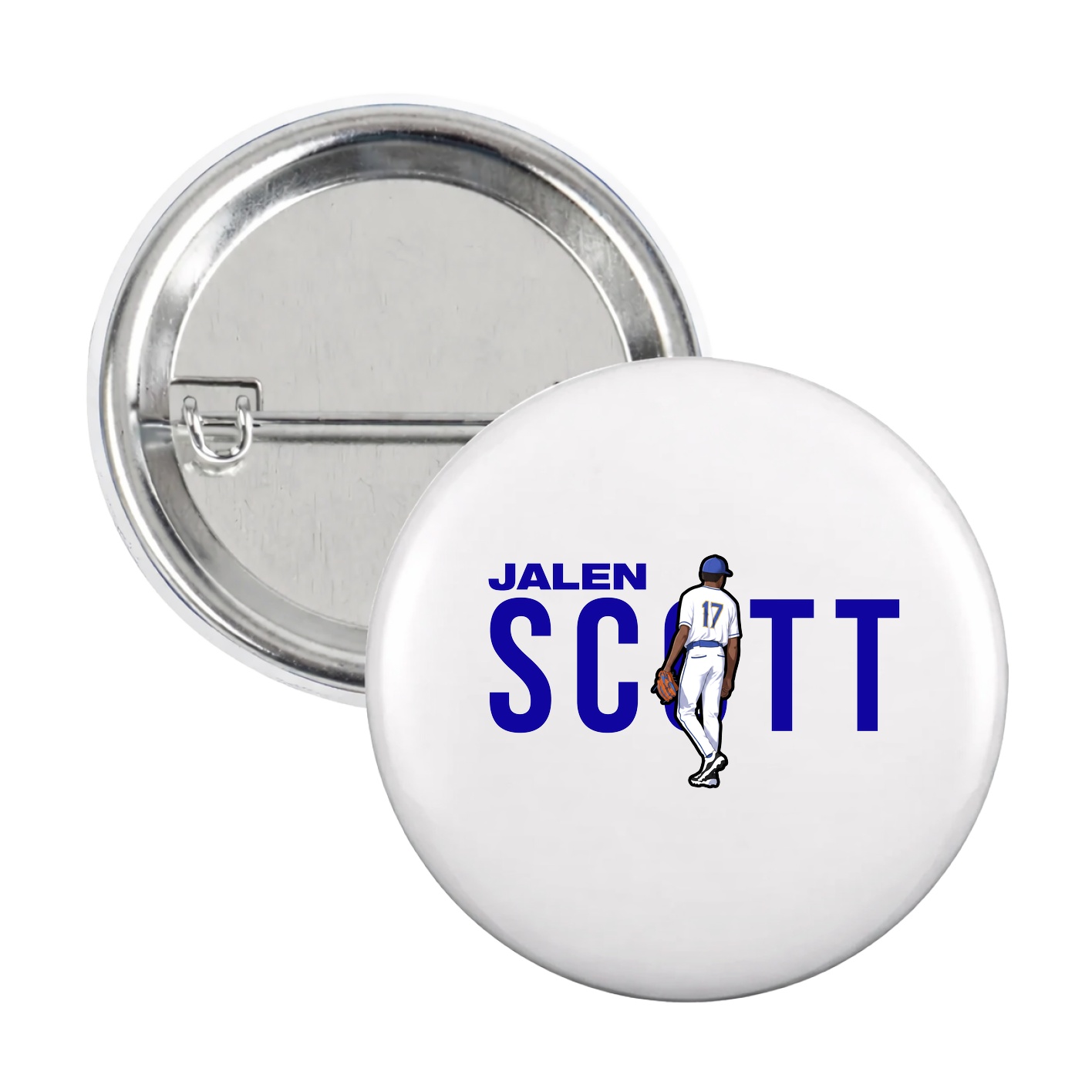 Game Day Button — Player Name in White
