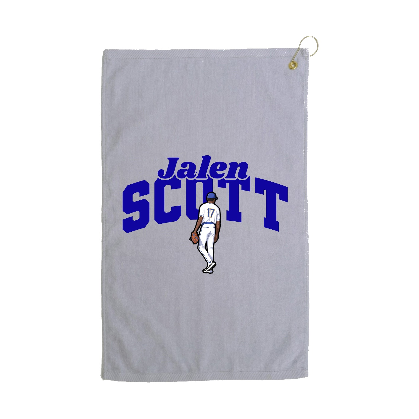 Golf Towel — Signature Arch in Grey