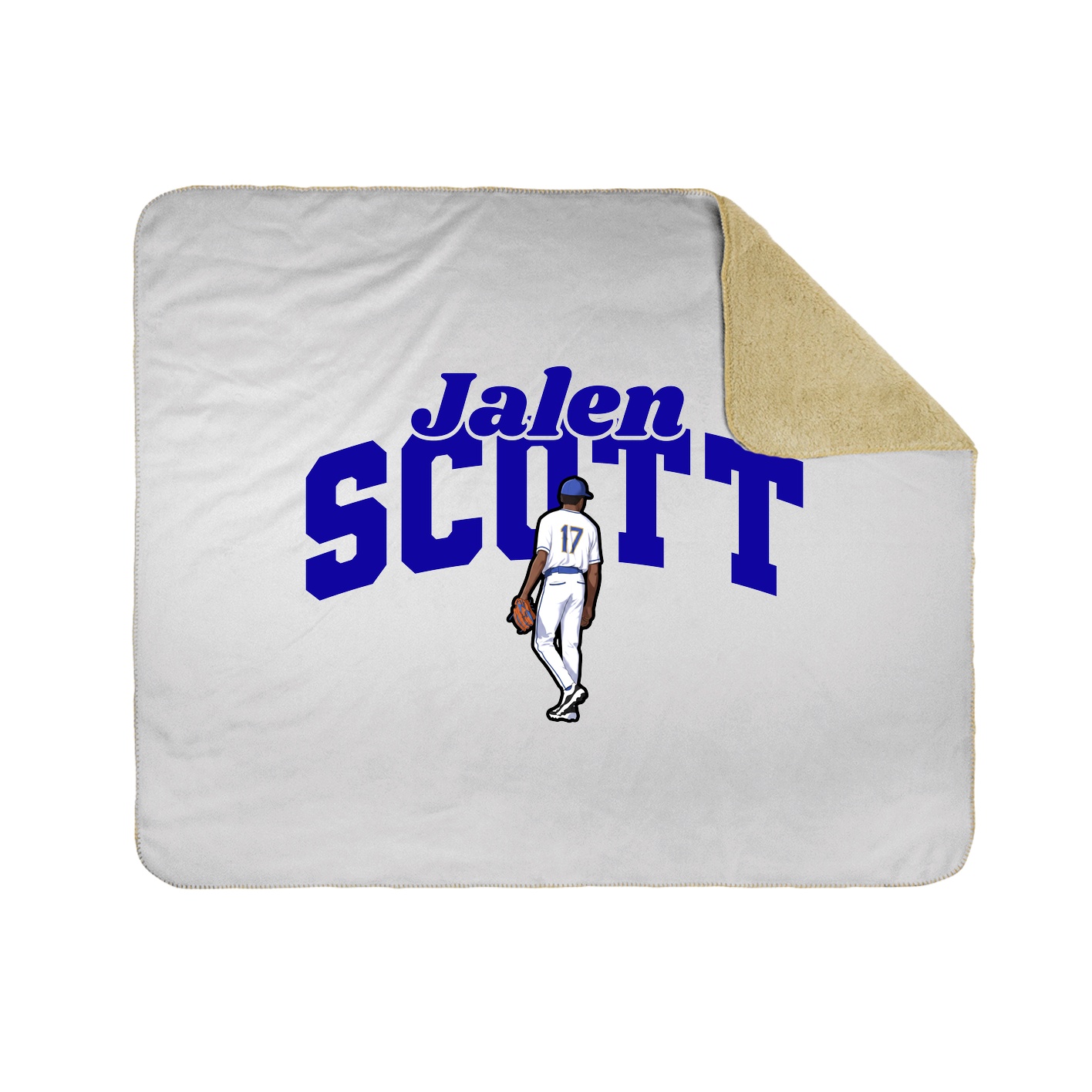 Throw Blanket — Signature Arch in White