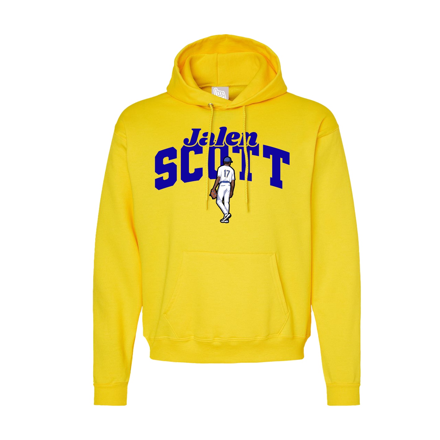 Hoodie — Signature Arch in Yellow